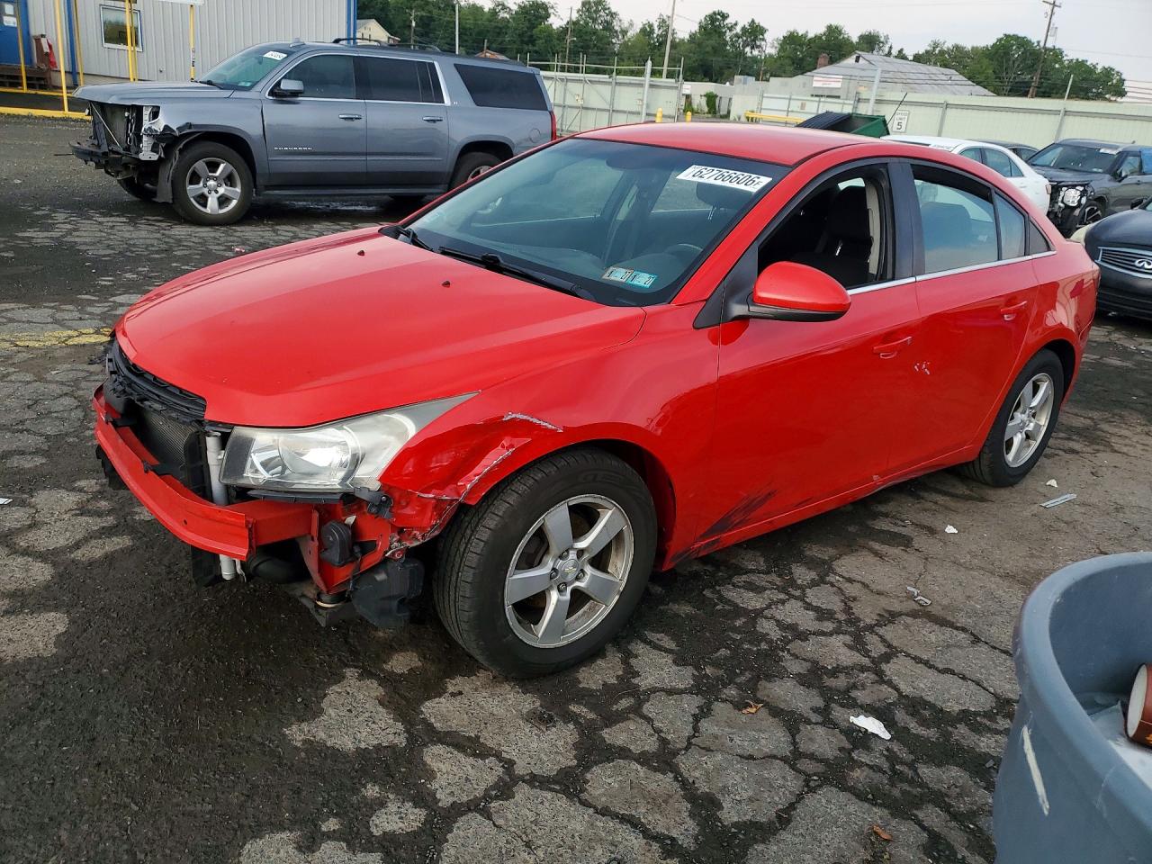2015 Chevrolet Cruze Lt Red vin: 1G1PC5SB5F7297292