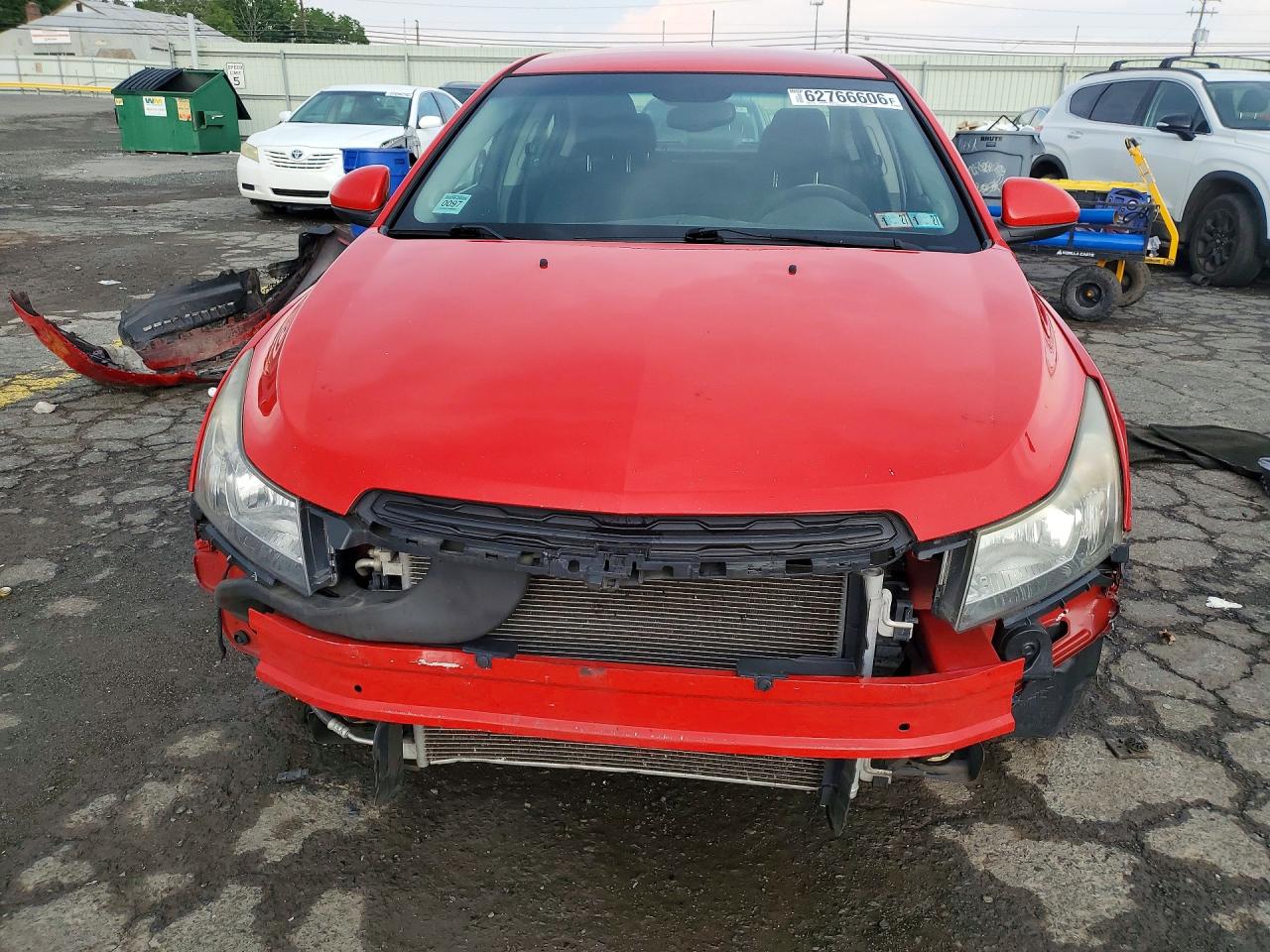 2015 Chevrolet Cruze Lt Red vin: 1G1PC5SB5F7297292