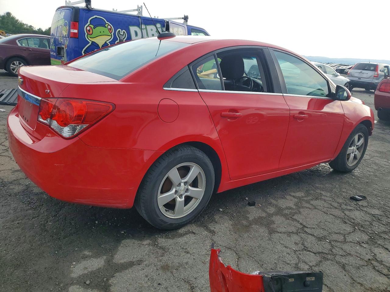 2015 Chevrolet Cruze Lt Red vin: 1G1PC5SB5F7297292