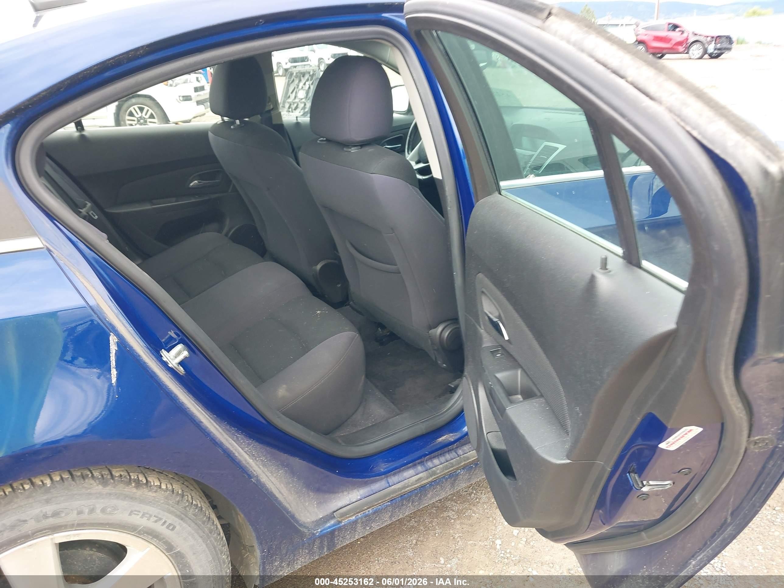 2013 Chevrolet Cruze 1lt Auto Blue vin: 1G1PC5SB6D7109862