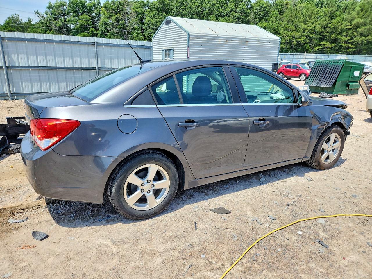 2013 Chevrolet Cruze Lt Gray vin: 1G1PC5SB6D7120618