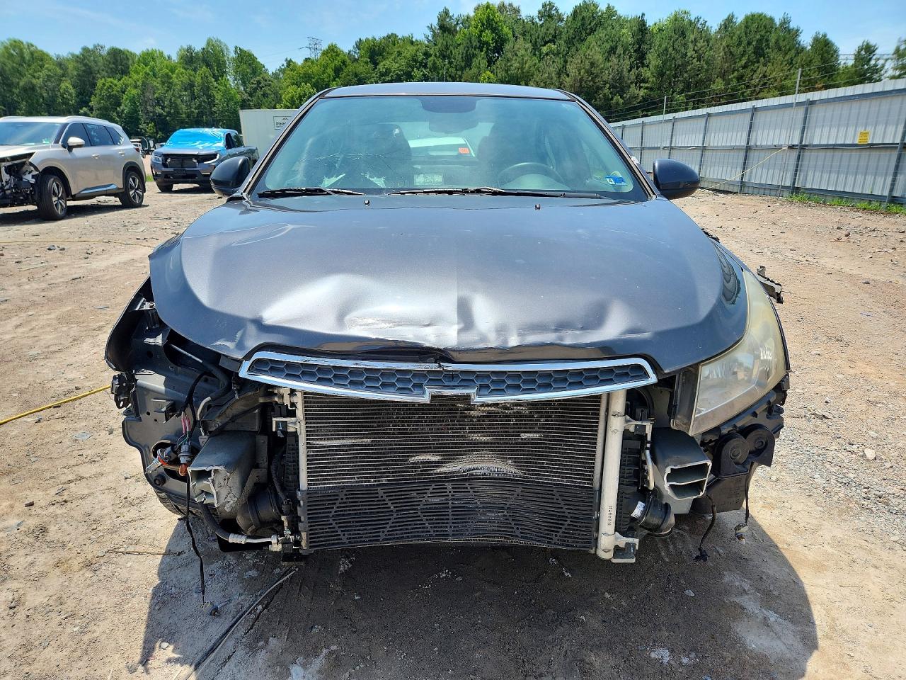 2013 Chevrolet Cruze Lt Gray vin: 1G1PC5SB6D7120618