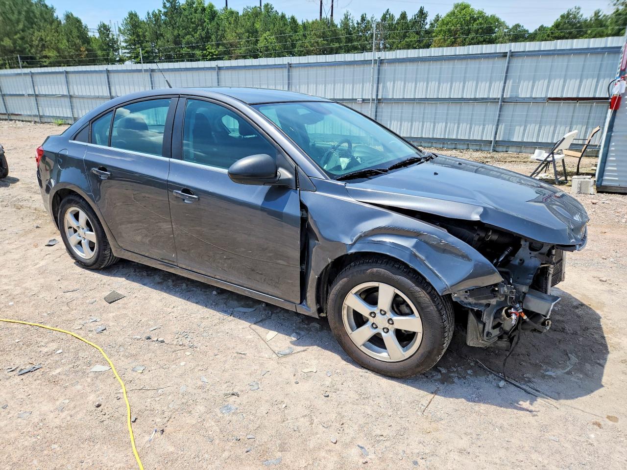 2013 Chevrolet Cruze Lt Gray vin: 1G1PC5SB6D7120618