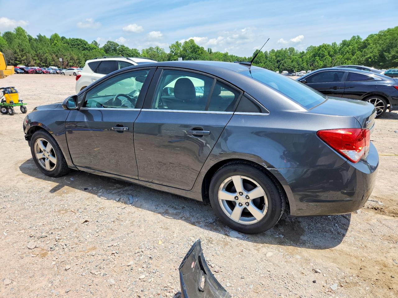 2013 Chevrolet Cruze Lt Gray vin: 1G1PC5SB6D7120618