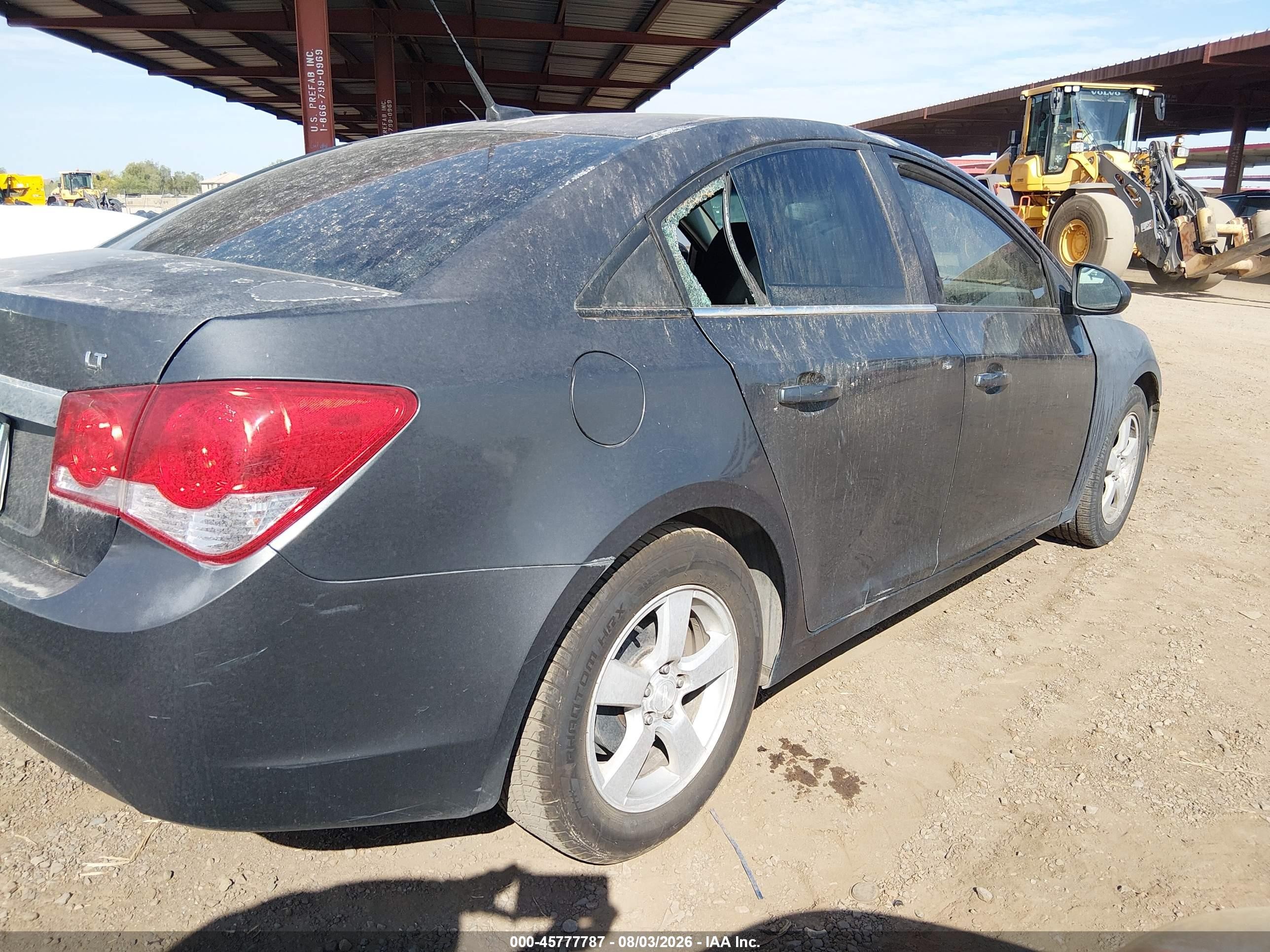 2013 Chevrolet Cruze 1lt Auto Серый vin: 1G1PC5SB6D7132851