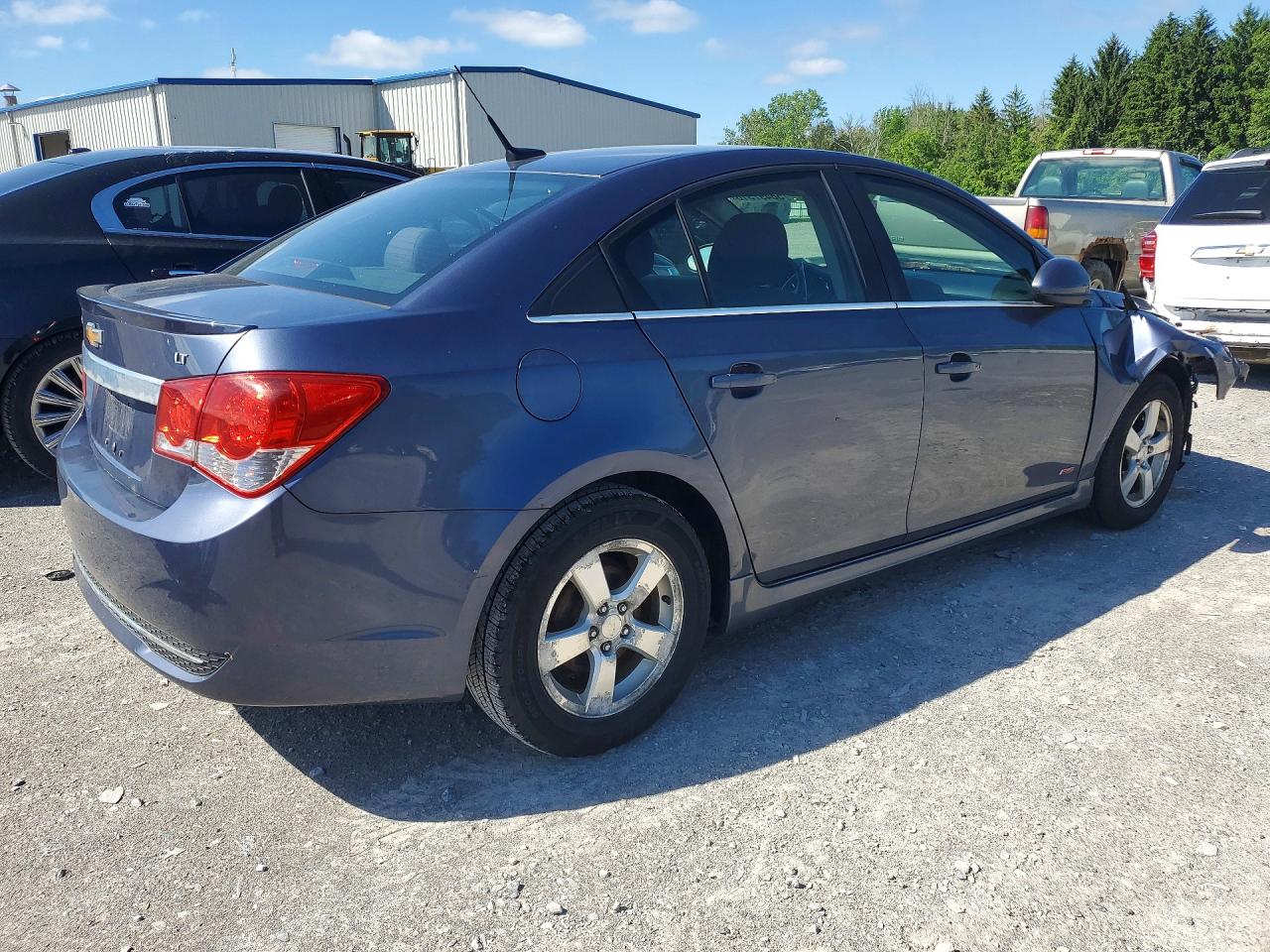 2013 Chevrolet Cruze Lt Blue vin: 1G1PC5SB6D7147642