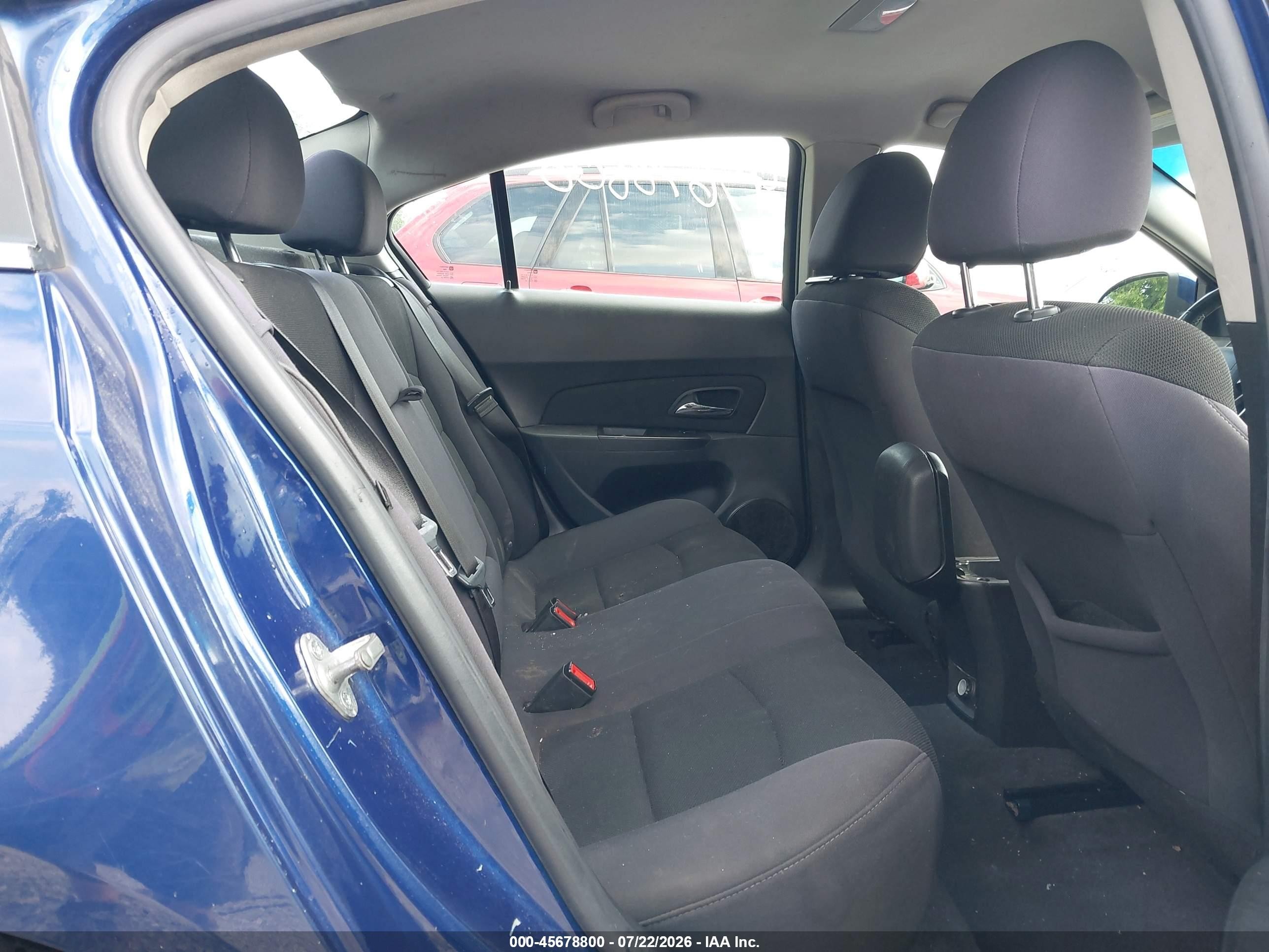 2013 Chevrolet Cruze 1lt Auto Blue vin: 1G1PC5SB6D7171956