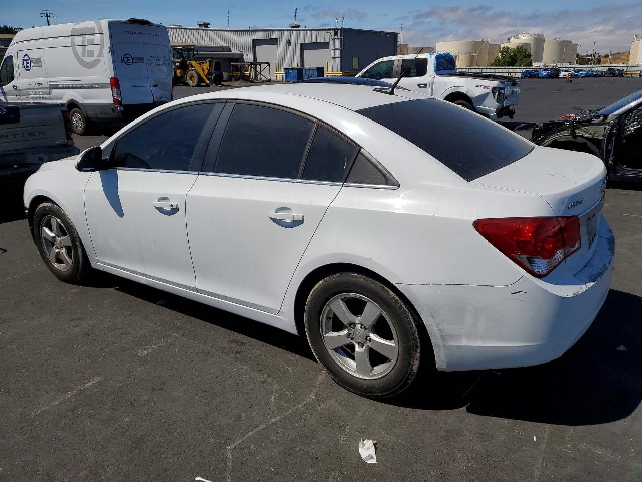 2013 Chevrolet Cruze Lt White vin: 1G1PC5SB6D7195433