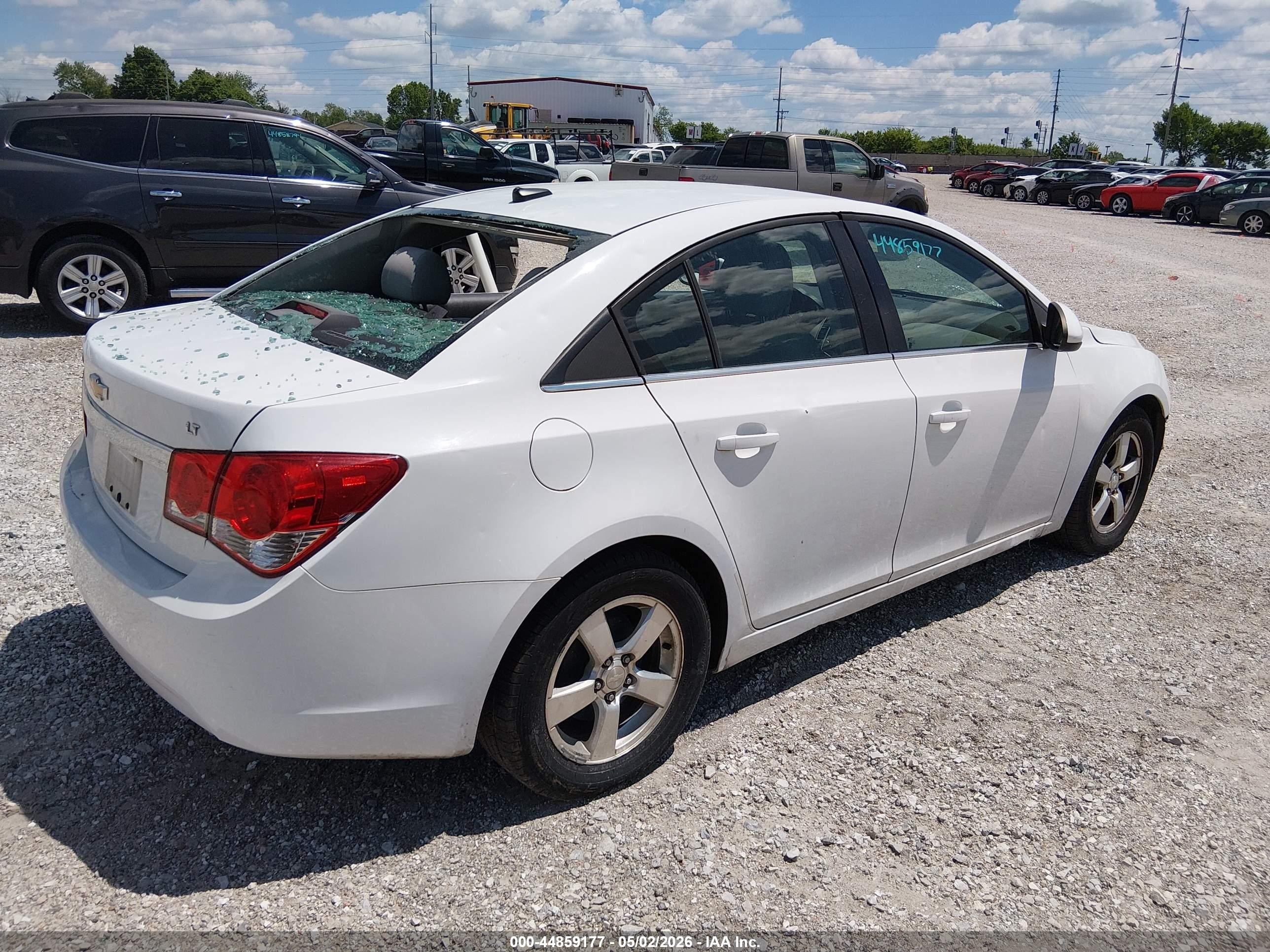 2013 Chevrolet Cruze 1lt Auto White vin: 1G1PC5SB6D7200923