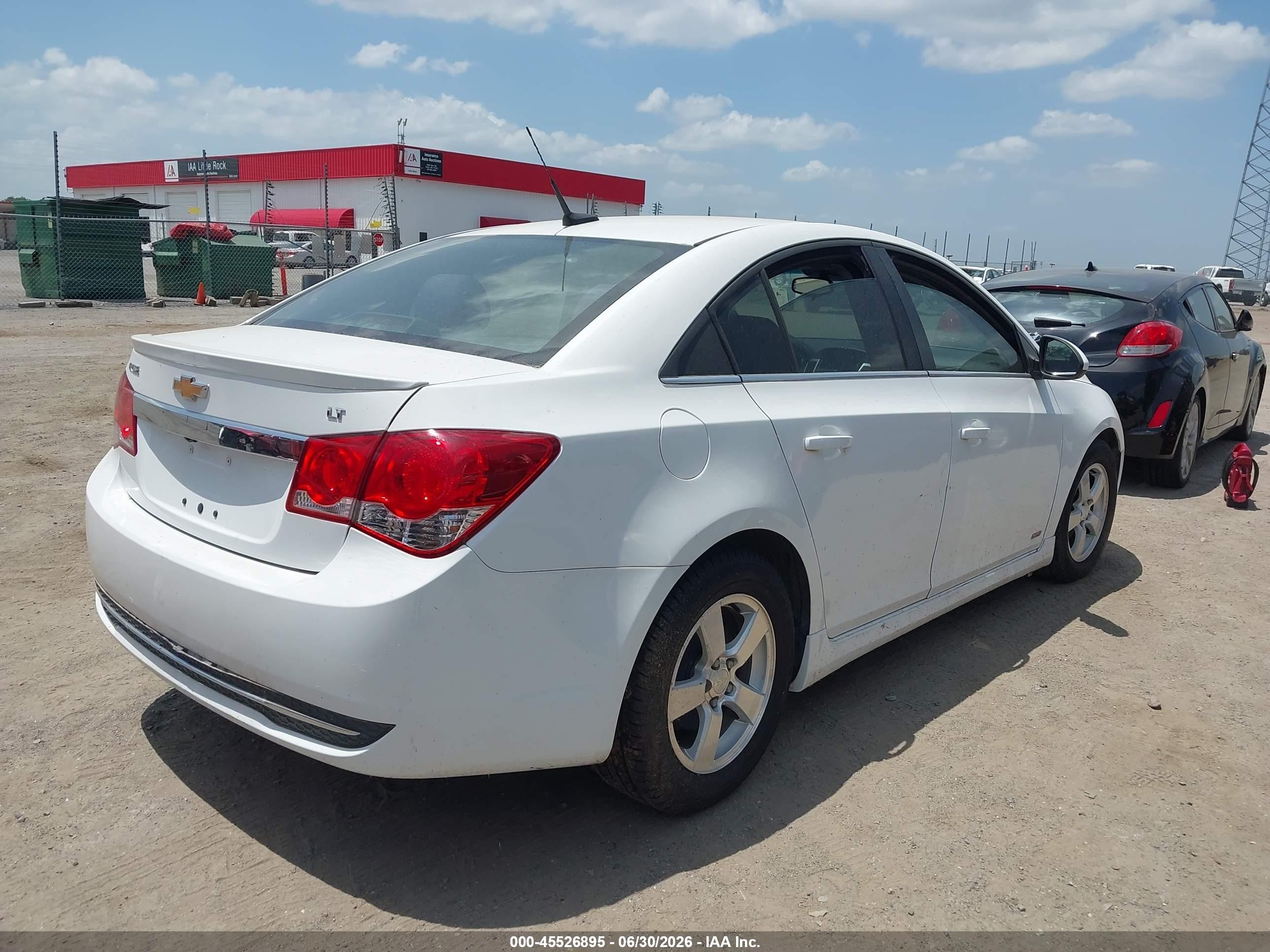 2013 Chevrolet Cruze 1lt Auto White vin: 1G1PC5SB6D7220038