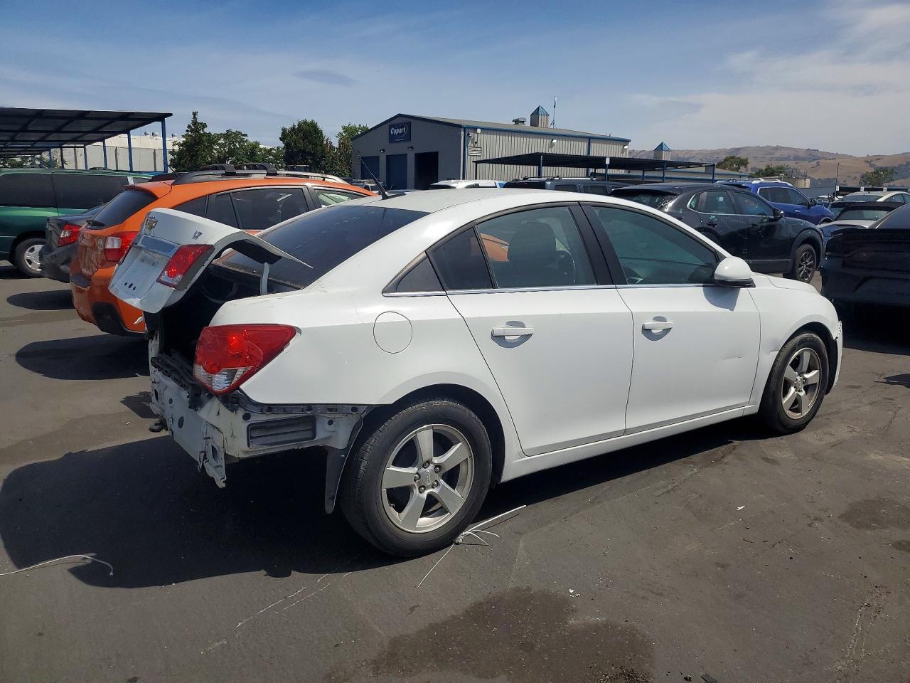 2013 Chevrolet Cruze Lt White vin: 1G1PC5SB6D7271653