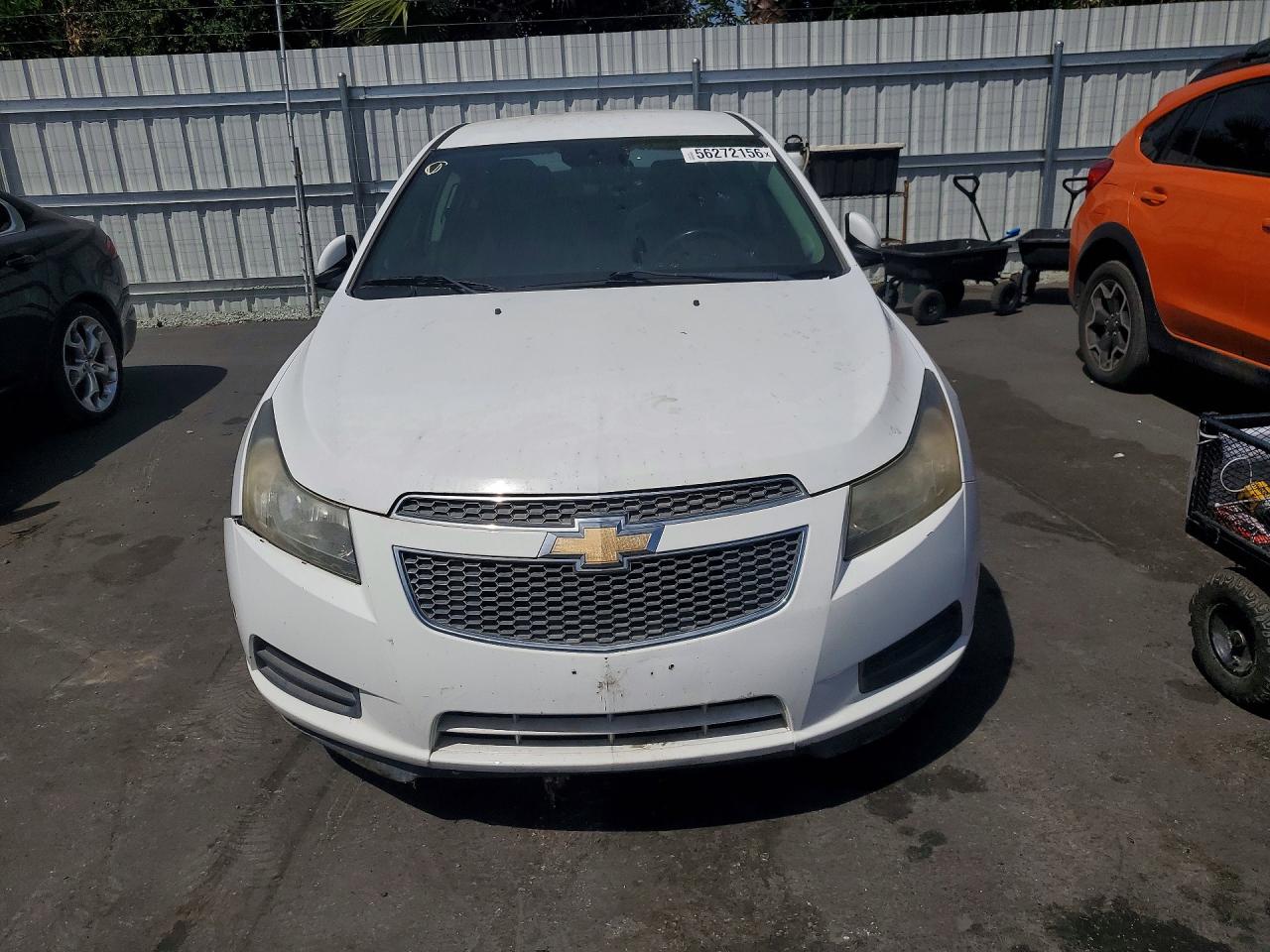 2013 Chevrolet Cruze Lt White vin: 1G1PC5SB6D7271653