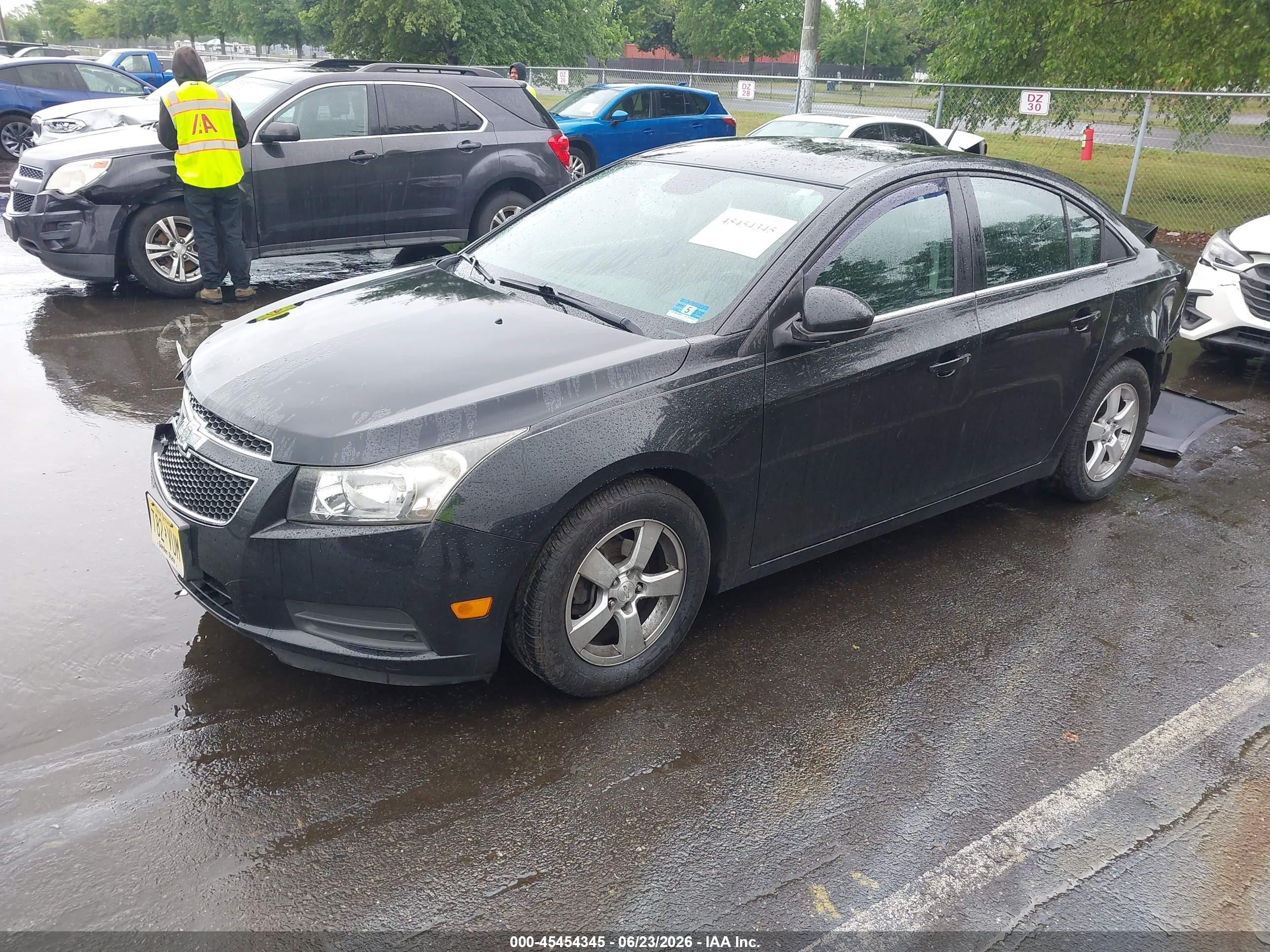 2013 Chevrolet Cruze 1lt Auto Black vin: 1G1PC5SB6D7280336