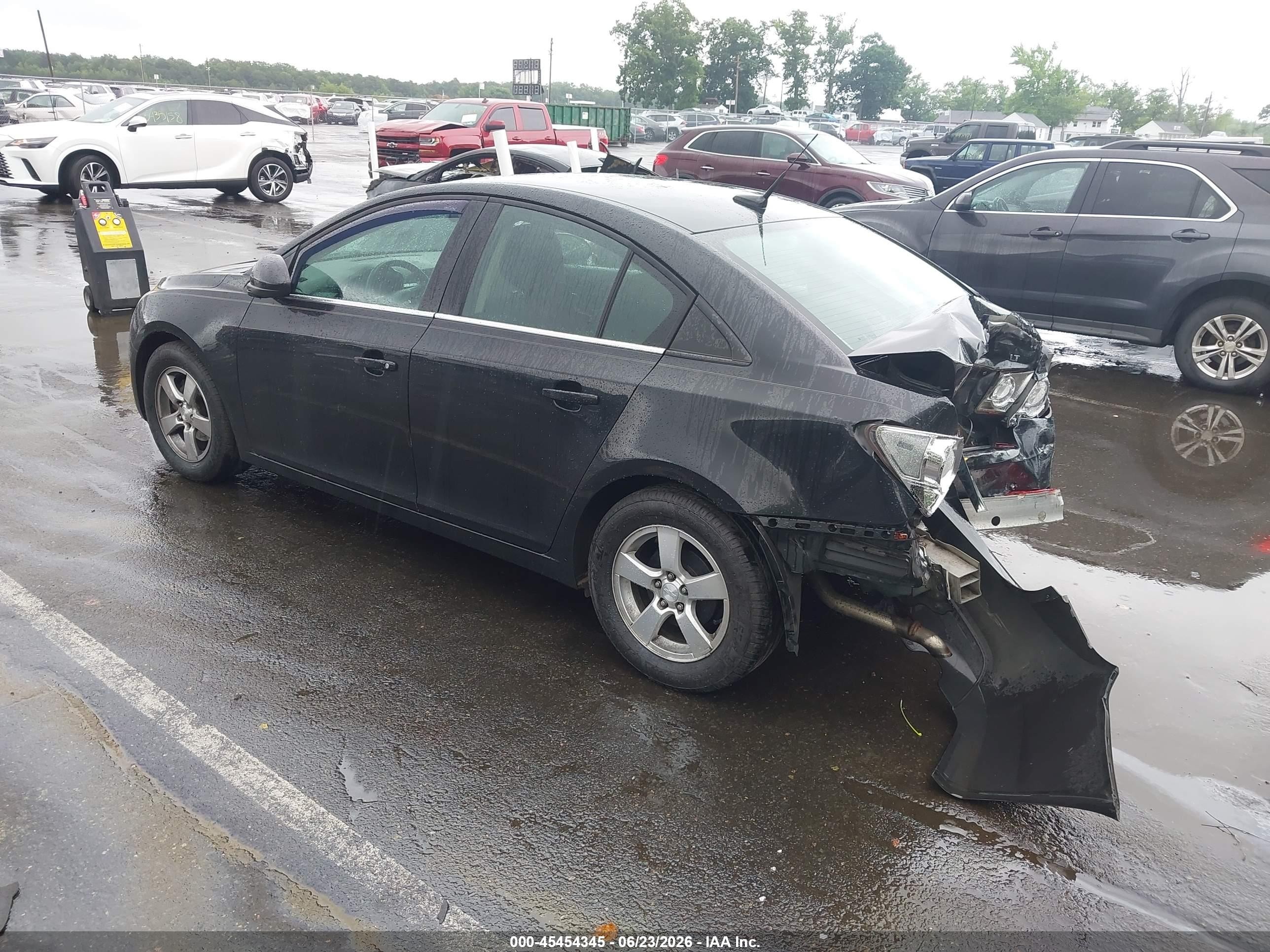 2013 Chevrolet Cruze 1lt Auto Black vin: 1G1PC5SB6D7280336