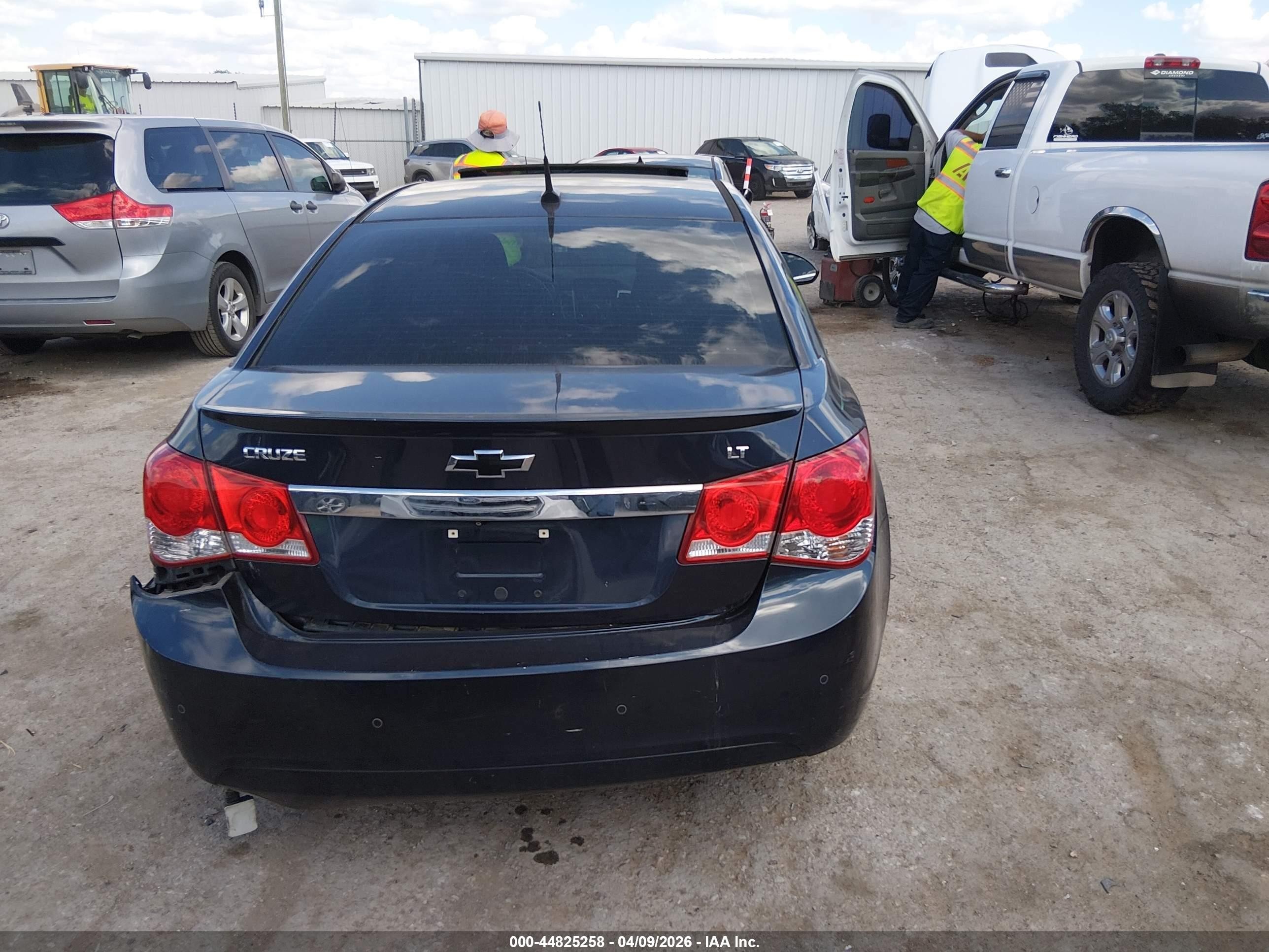 2013 Chevrolet Cruze 1lt Auto Black vin: 1G1PC5SB6D7284161