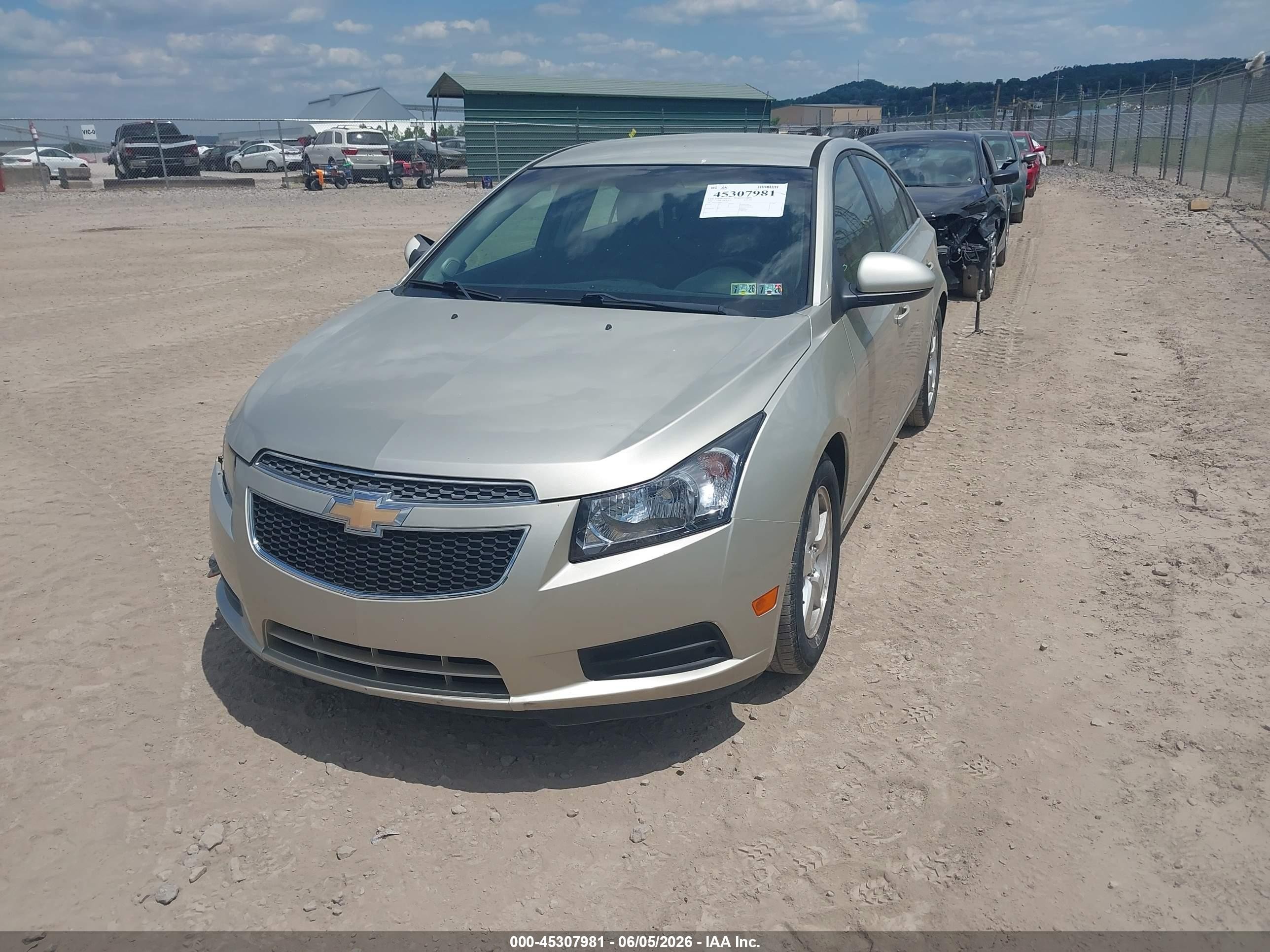 2014 Chevrolet Cruze 1lt Auto Gold vin: 1G1PC5SB6E7112259