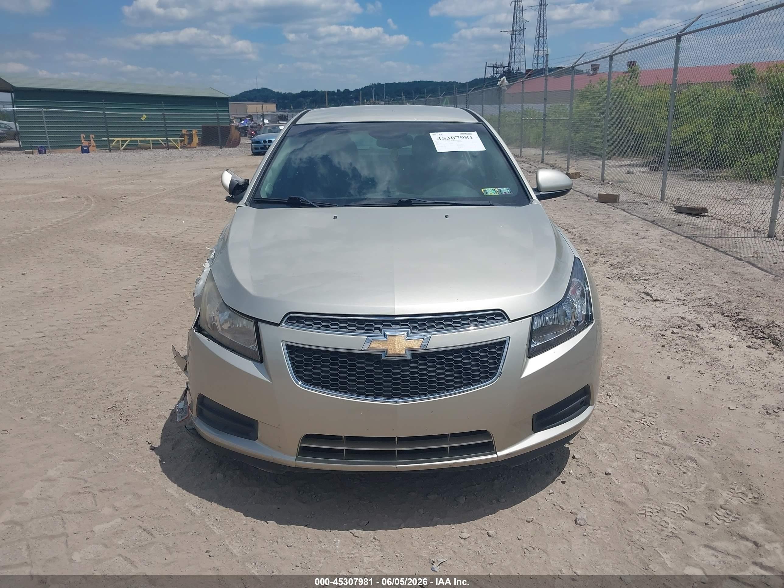 2014 Chevrolet Cruze 1lt Auto Gold vin: 1G1PC5SB6E7112259