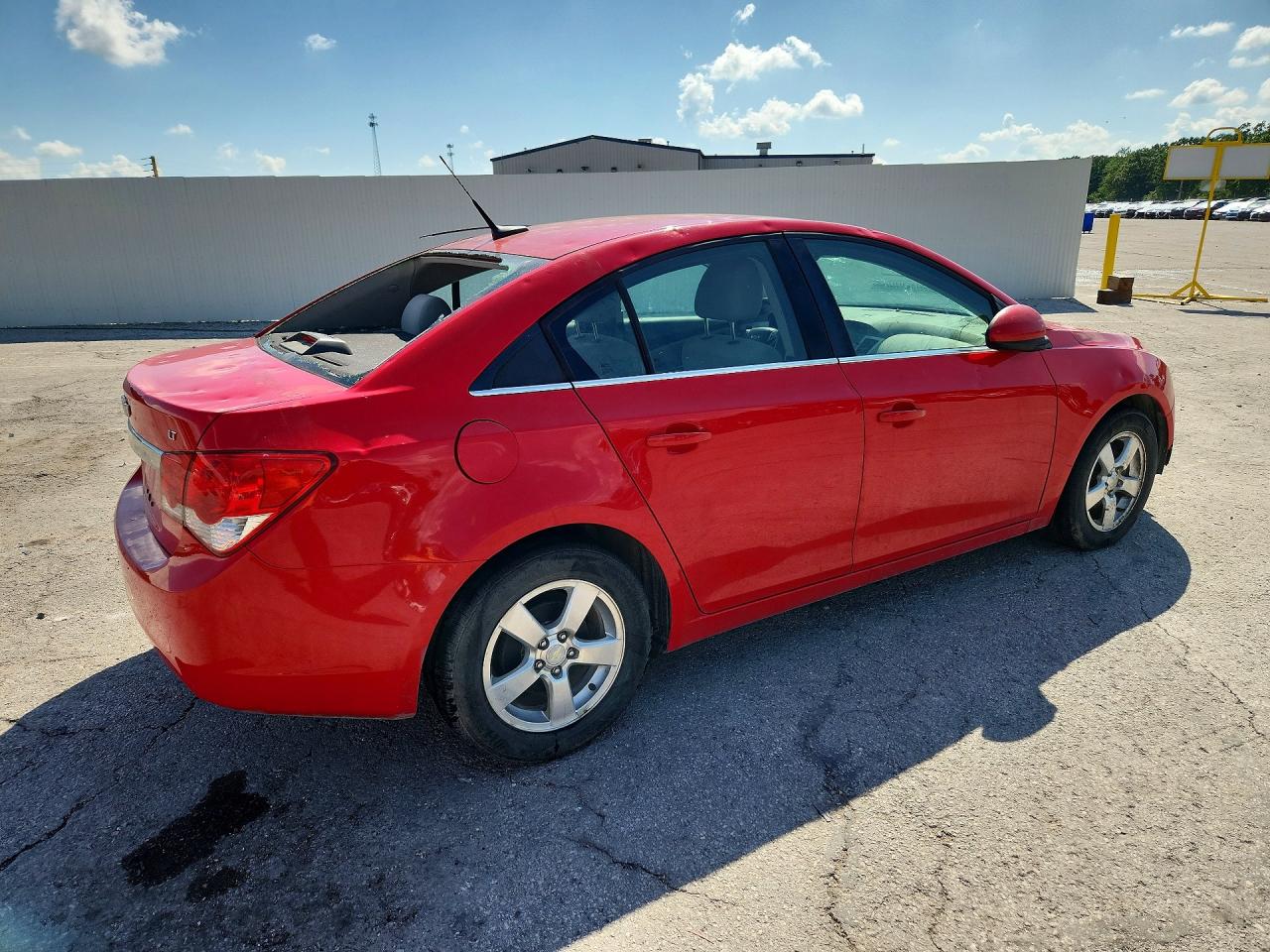 2014 Chevrolet Cruze Lt Red vin: 1G1PC5SB6E7128140
