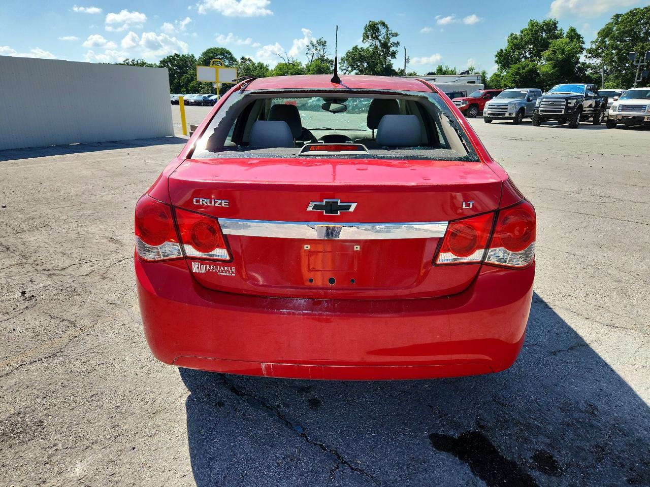 2014 Chevrolet Cruze Lt Red vin: 1G1PC5SB6E7128140