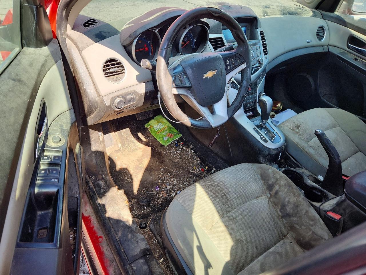 2014 Chevrolet Cruze Lt Red vin: 1G1PC5SB6E7128140