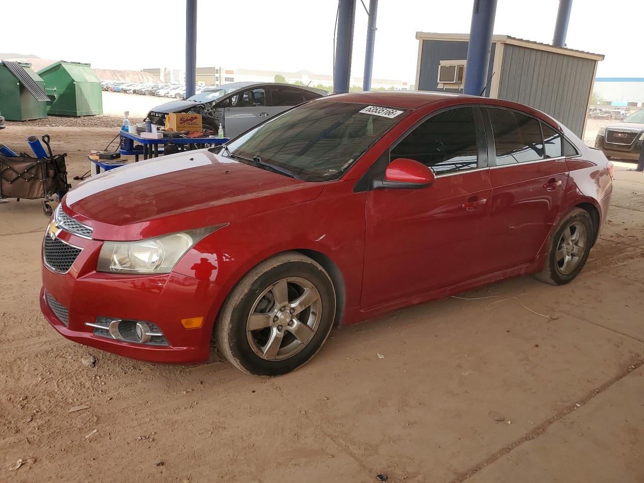 2014 Chevrolet Cruze Lt Red vin: 1G1PC5SB6E7133306