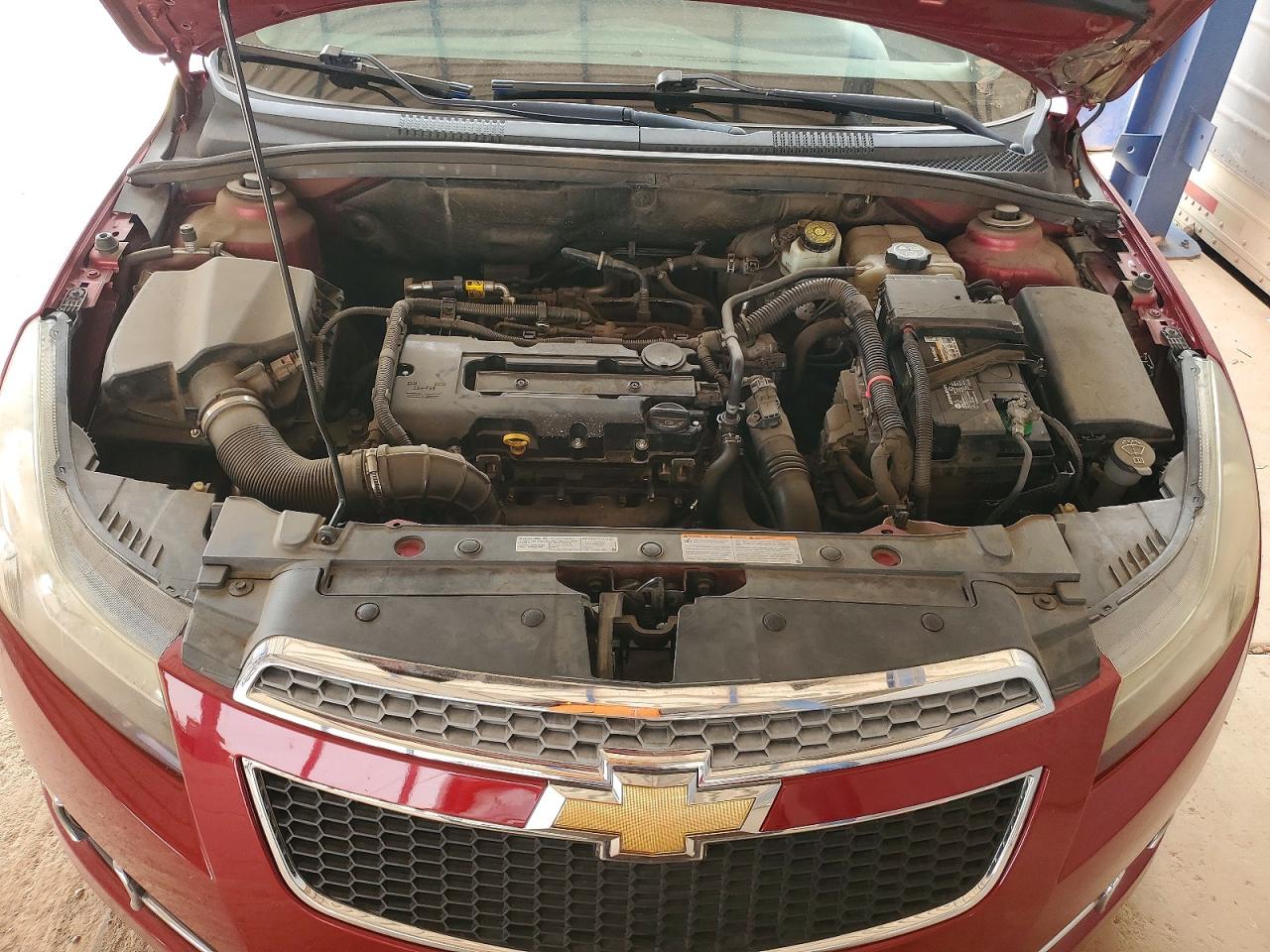 2014 Chevrolet Cruze Lt Red vin: 1G1PC5SB6E7133306