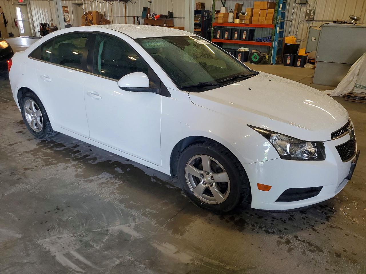 2014 Chevrolet Cruze Lt White vin: 1G1PC5SB6E7156813