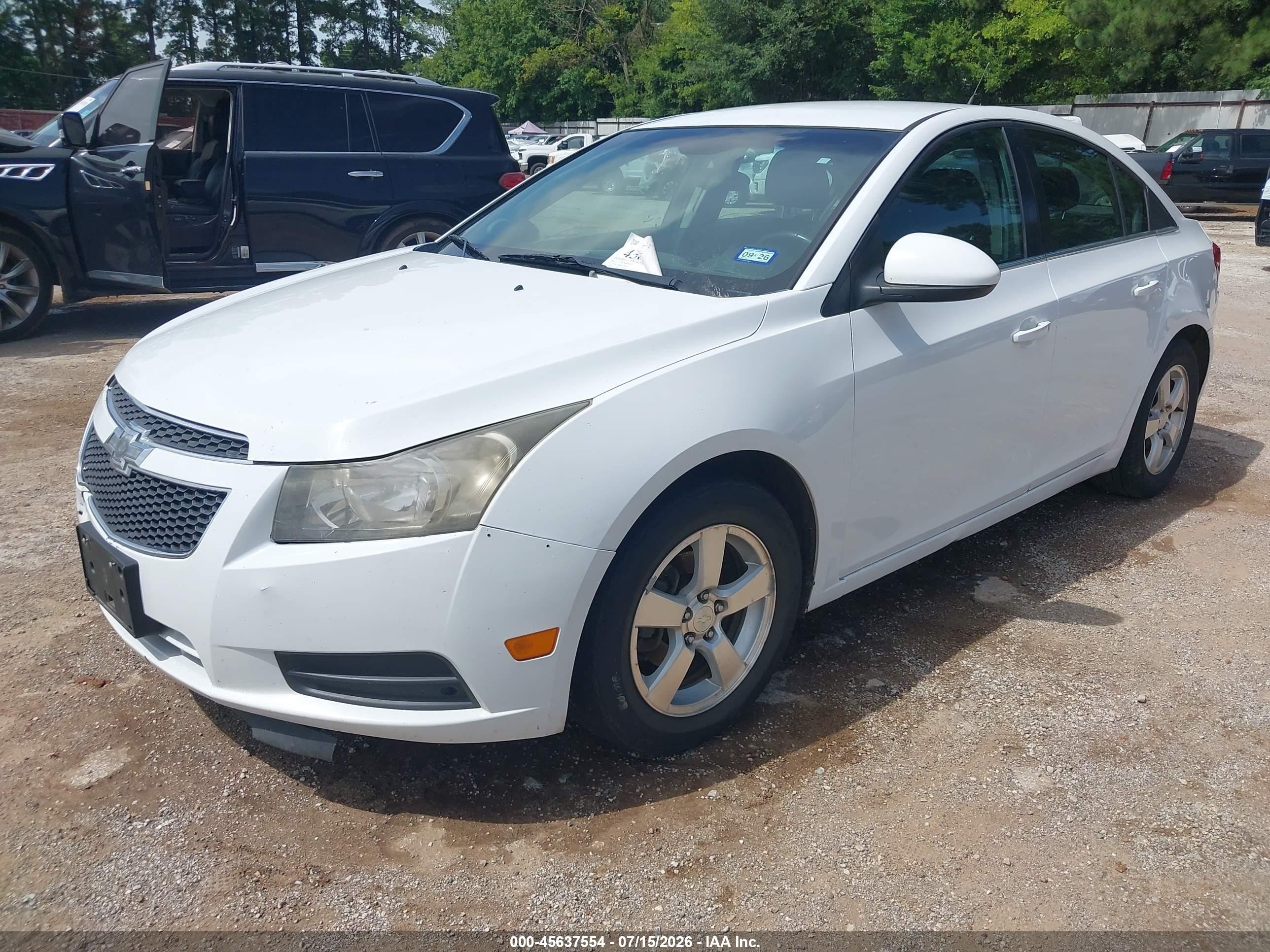 2014 Chevrolet Cruze 1lt Auto White vin: 1G1PC5SB6E7159856