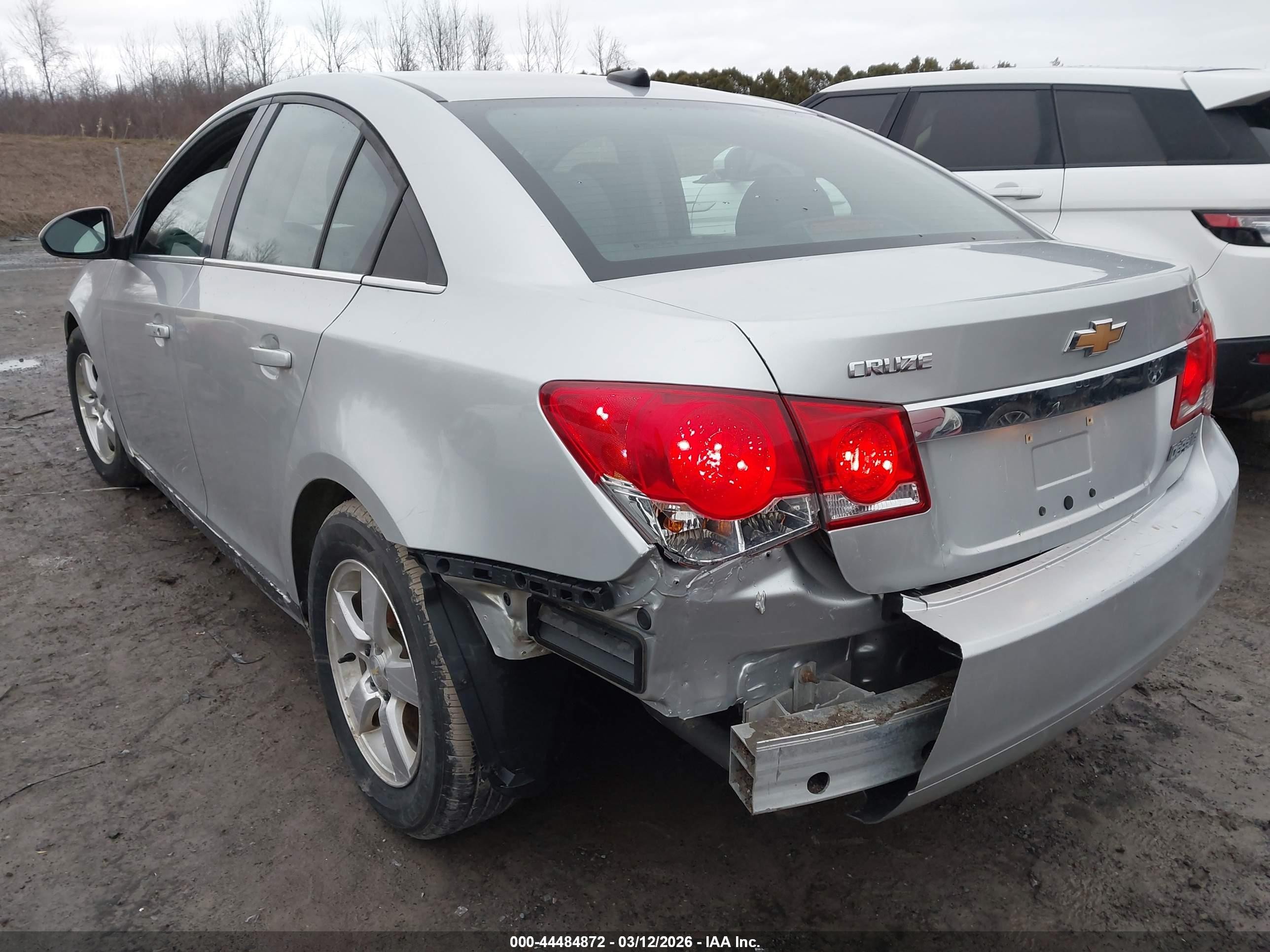 2014 Chevrolet Cruze 1lt Auto Silver vin: 1G1PC5SB6E7187253