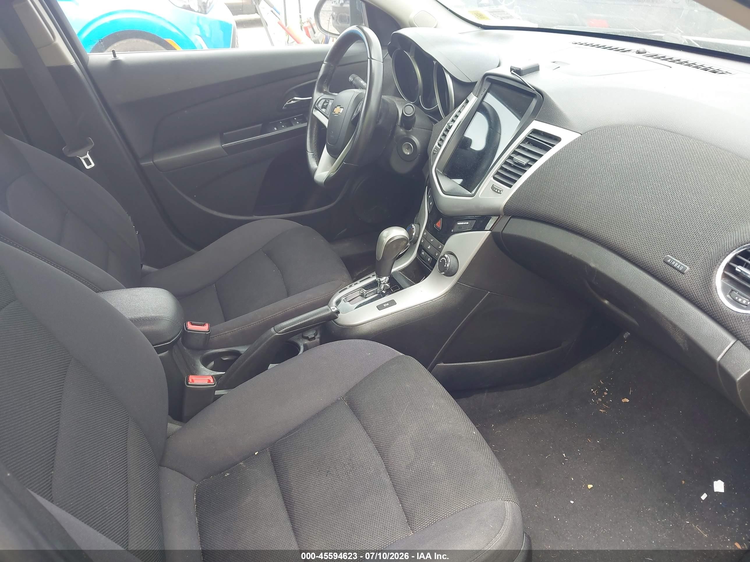 2014 Chevrolet Cruze 1lt Auto Blue vin: 1G1PC5SB6E7188306