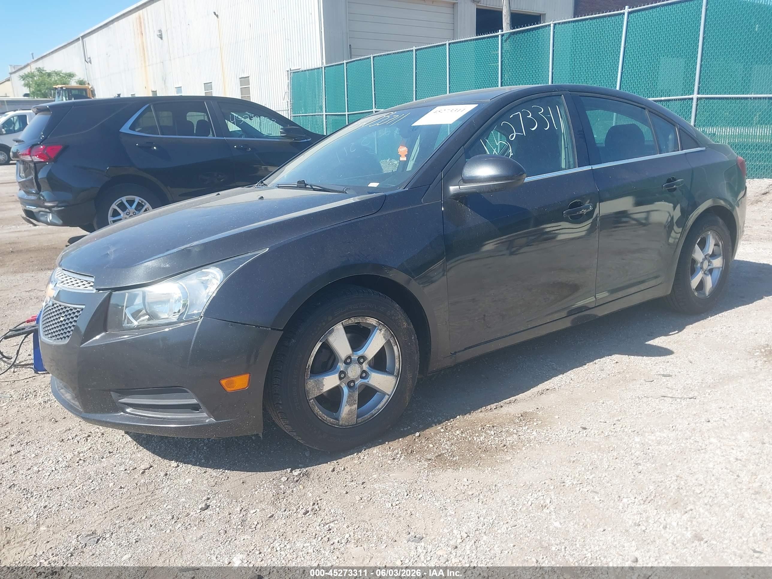 2014 Chevrolet Cruze 1lt Auto Black vin: 1G1PC5SB6E7191111