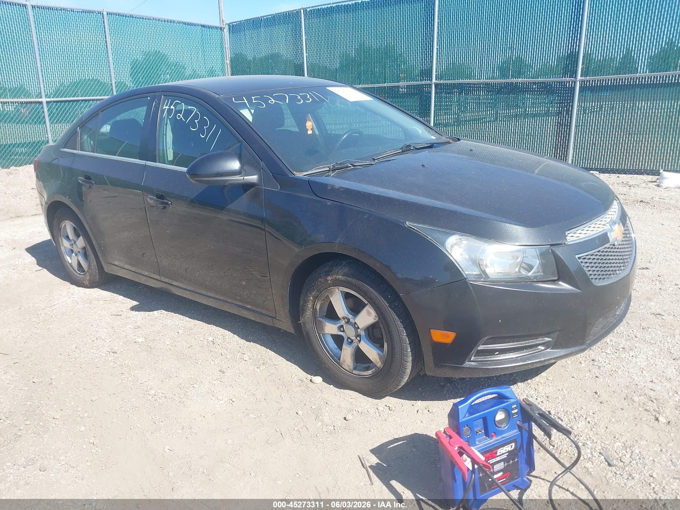 2014 Chevrolet Cruze 1lt Auto Black vin: 1G1PC5SB6E7191111