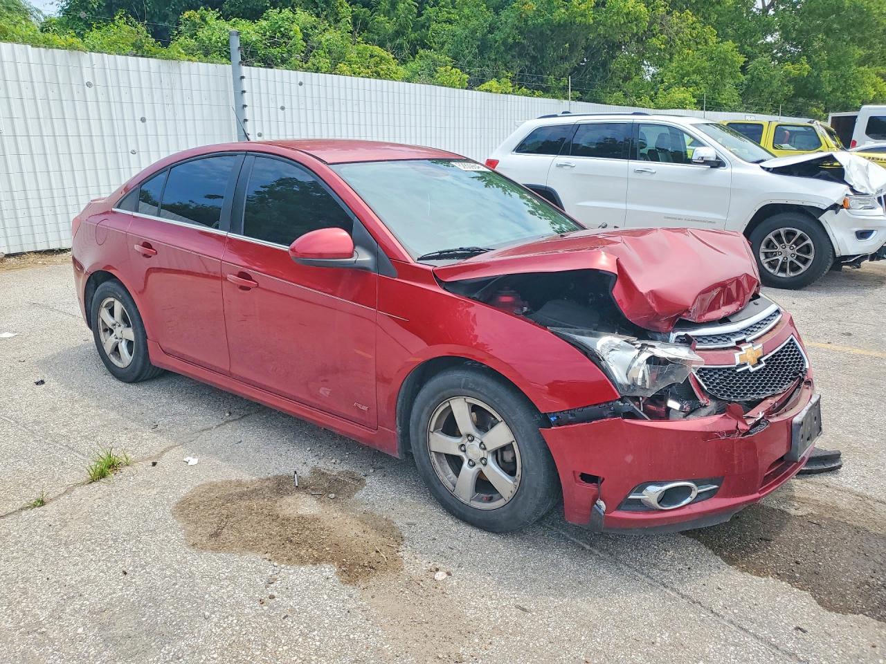 2014 Chevrolet Cruze Lt Burgundy vin: 1G1PC5SB6E7203371
