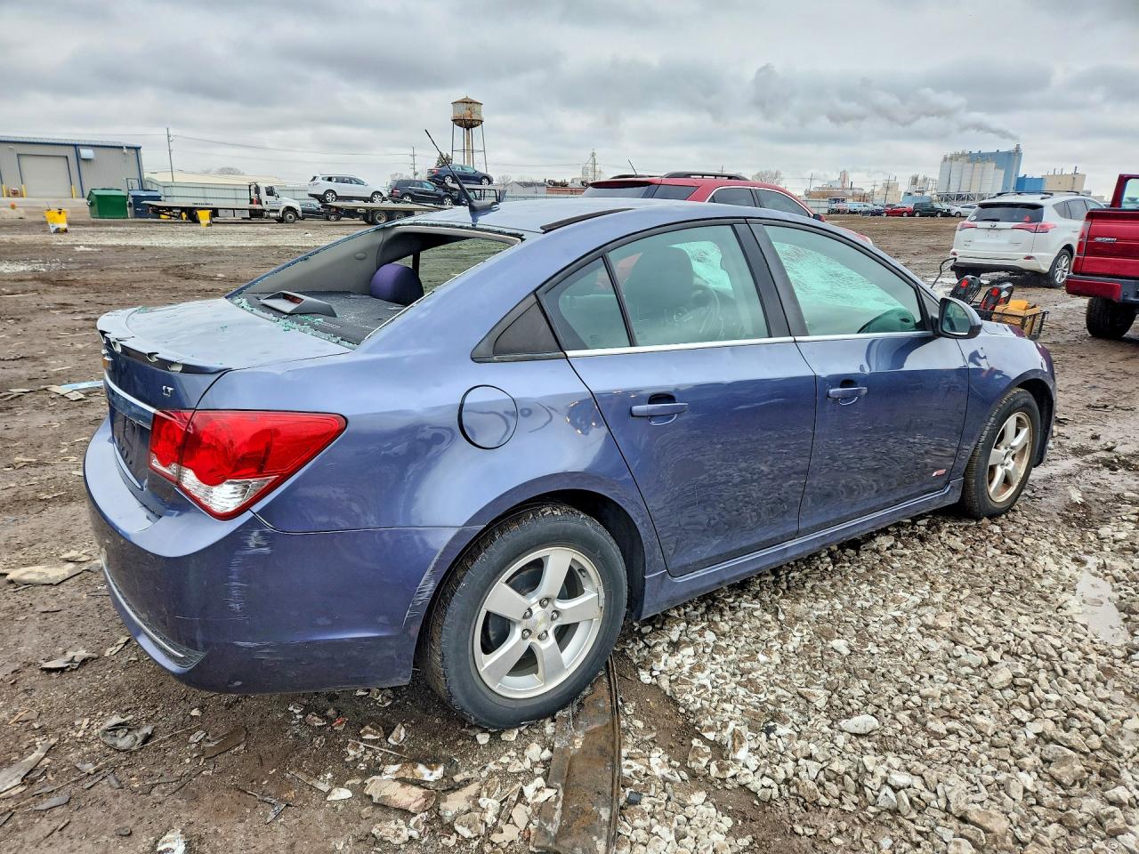 2014 Chevrolet Cruze Lt Blue vin: 1G1PC5SB6E7210370