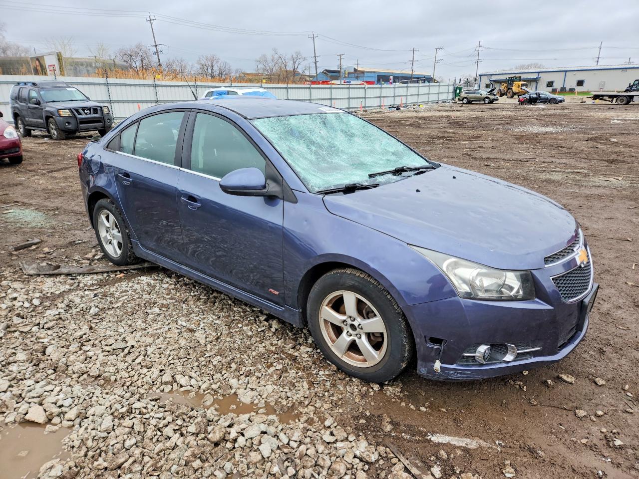 2014 Chevrolet Cruze Lt Blue vin: 1G1PC5SB6E7210370