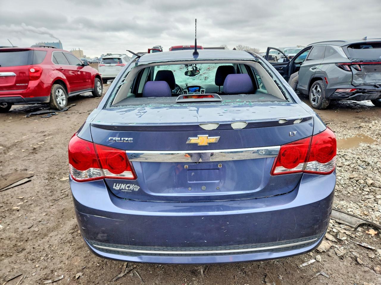 2014 Chevrolet Cruze Lt Blue vin: 1G1PC5SB6E7210370