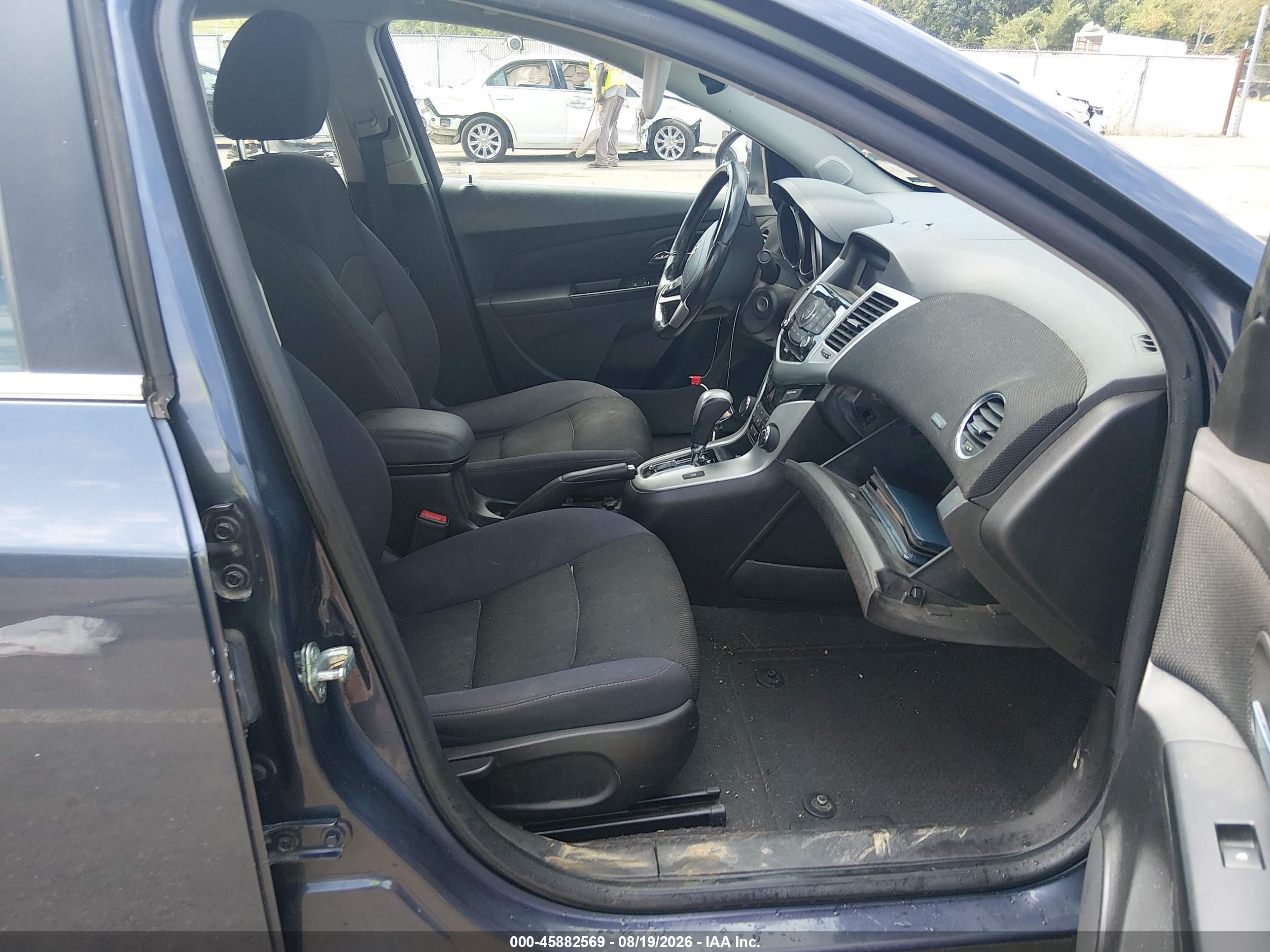 2014 Chevrolet Cruze 1lt Auto Blue vin: 1G1PC5SB6E7232787