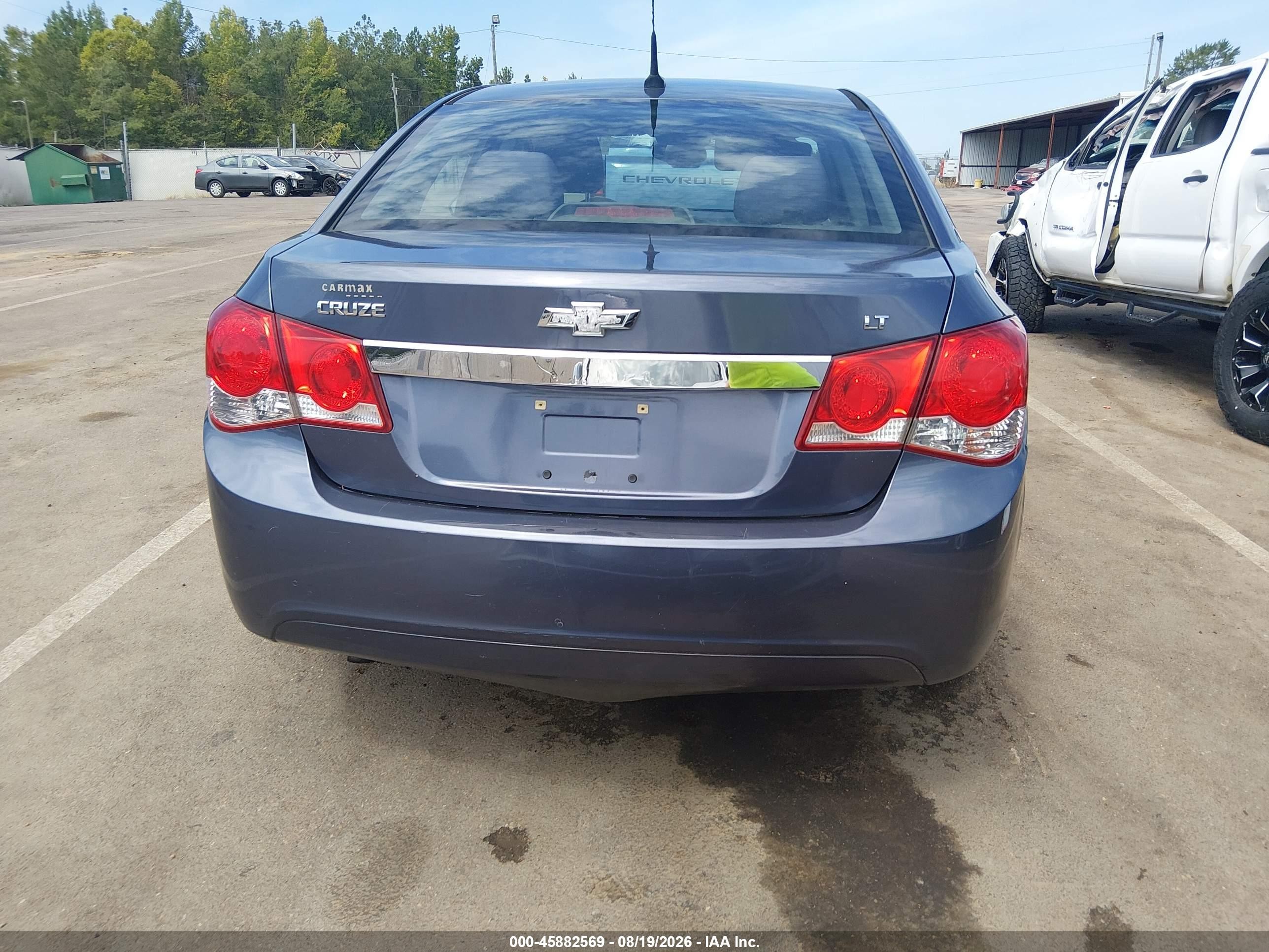2014 Chevrolet Cruze 1lt Auto Blue vin: 1G1PC5SB6E7232787