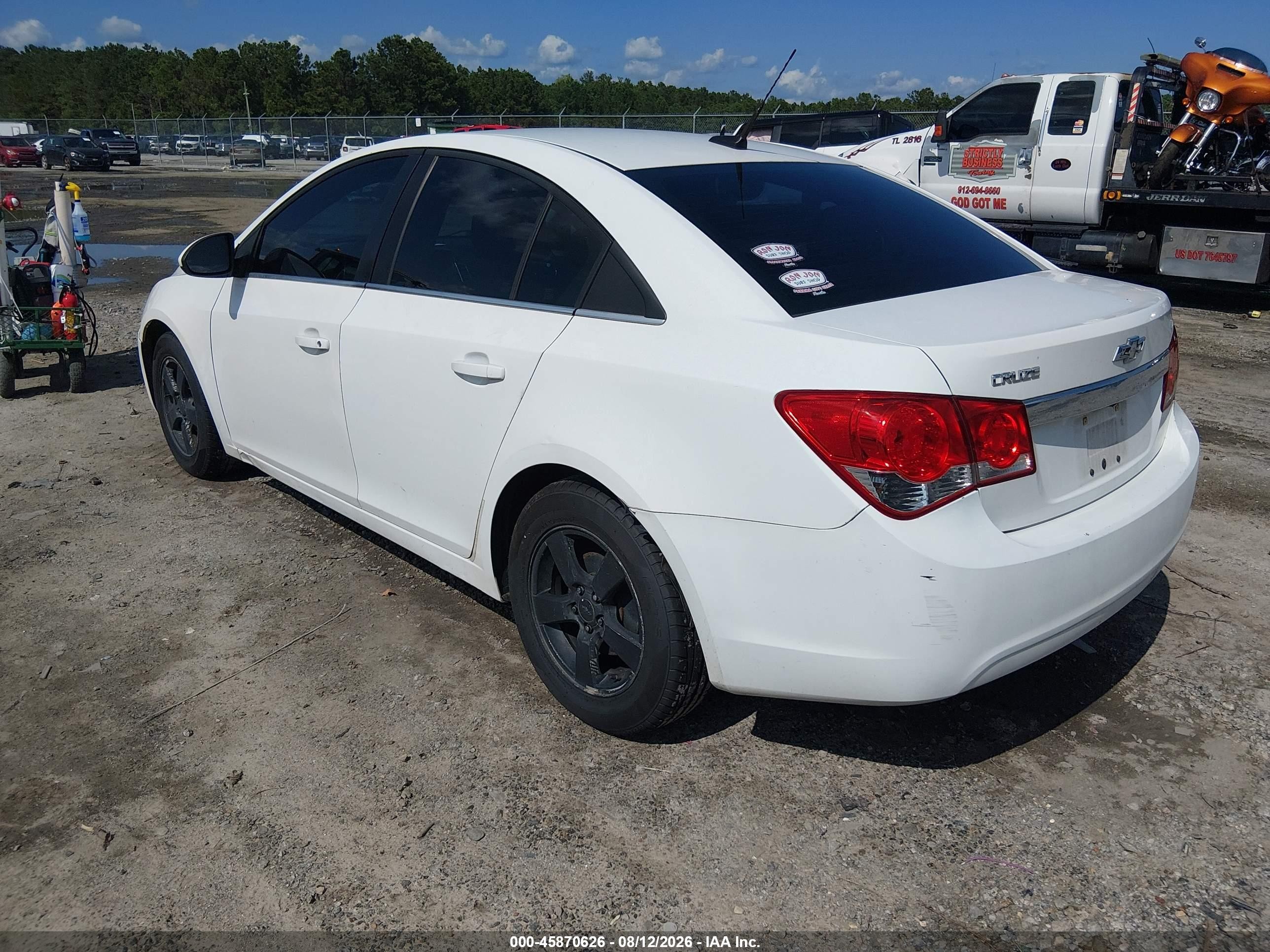 2014 Chevrolet Cruze 1lt Auto White vin: 1G1PC5SB6E7232966