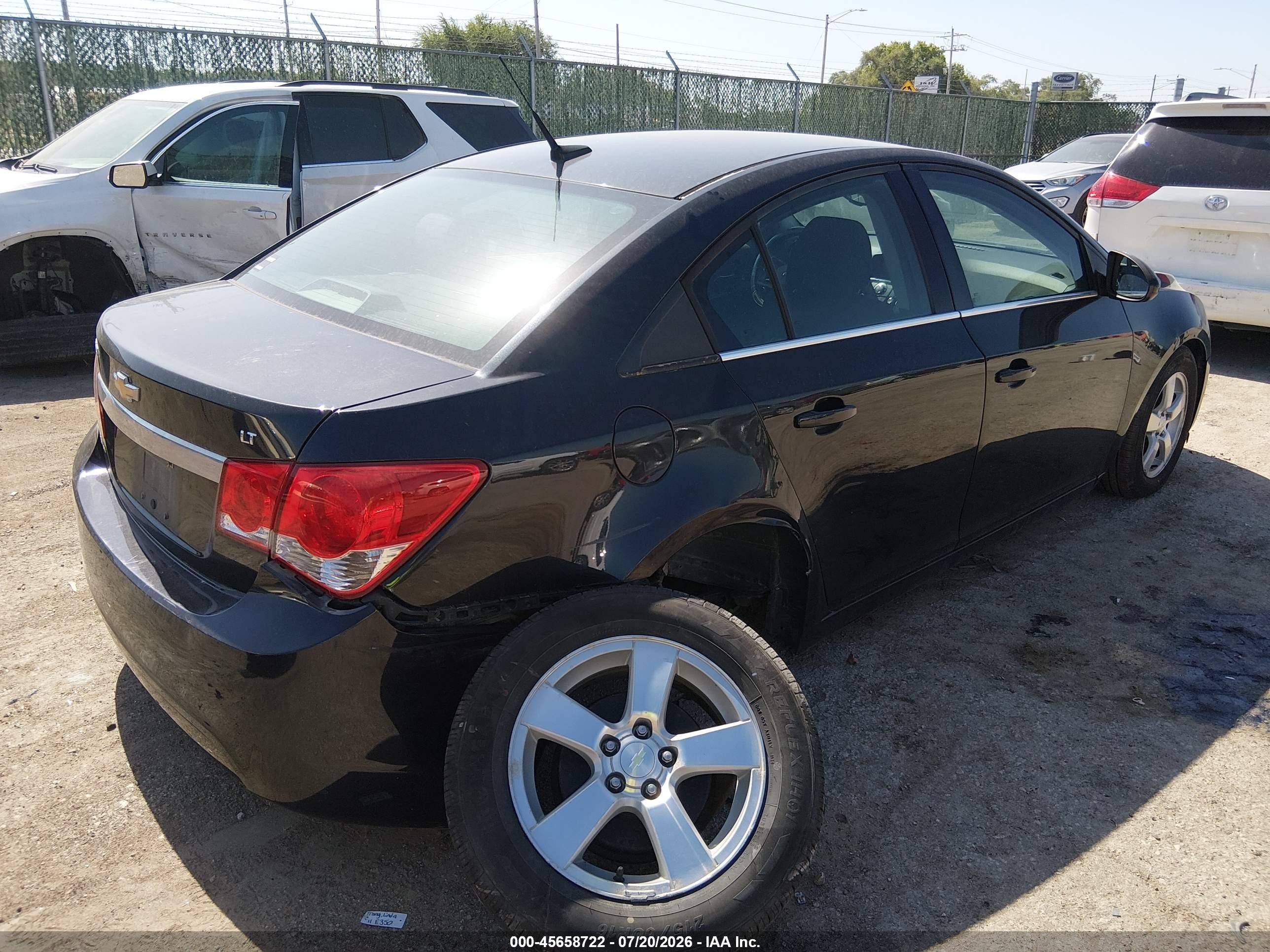 2014 Chevrolet Cruze 1lt Auto Gray vin: 1G1PC5SB6E7243160