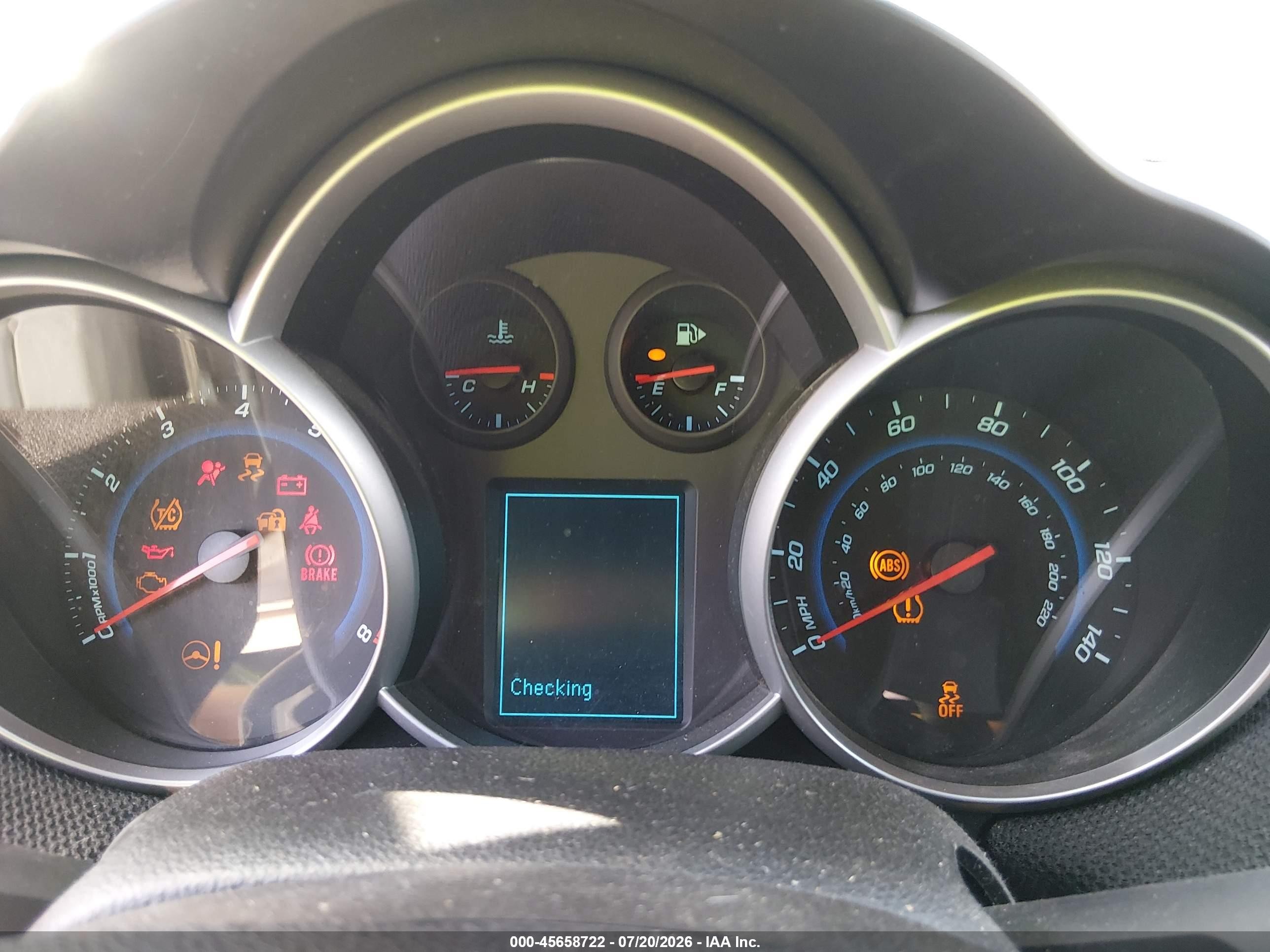 2014 Chevrolet Cruze 1lt Auto Gray vin: 1G1PC5SB6E7243160