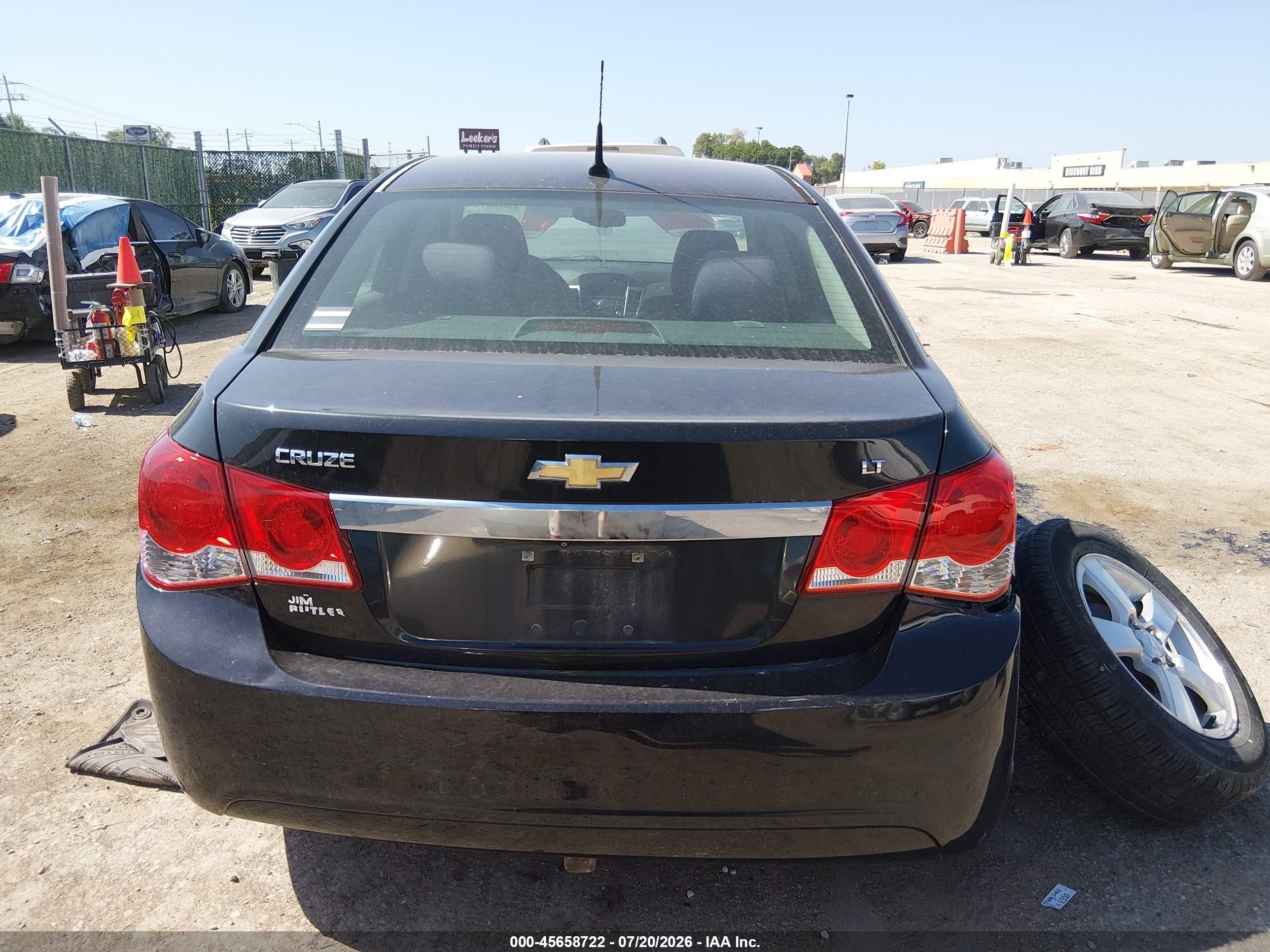 2014 Chevrolet Cruze 1lt Auto Gray vin: 1G1PC5SB6E7243160