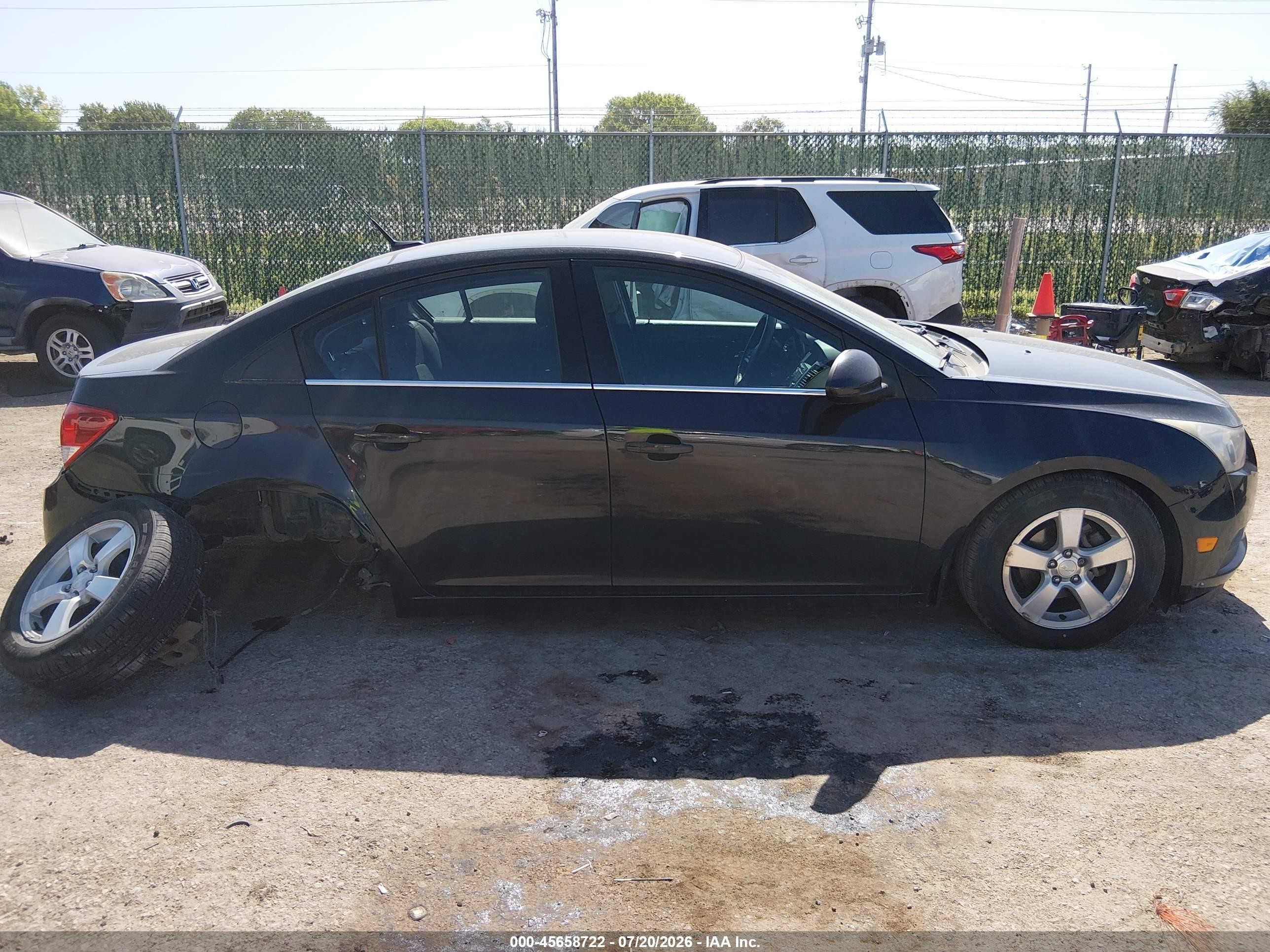 2014 Chevrolet Cruze 1lt Auto Gray vin: 1G1PC5SB6E7243160