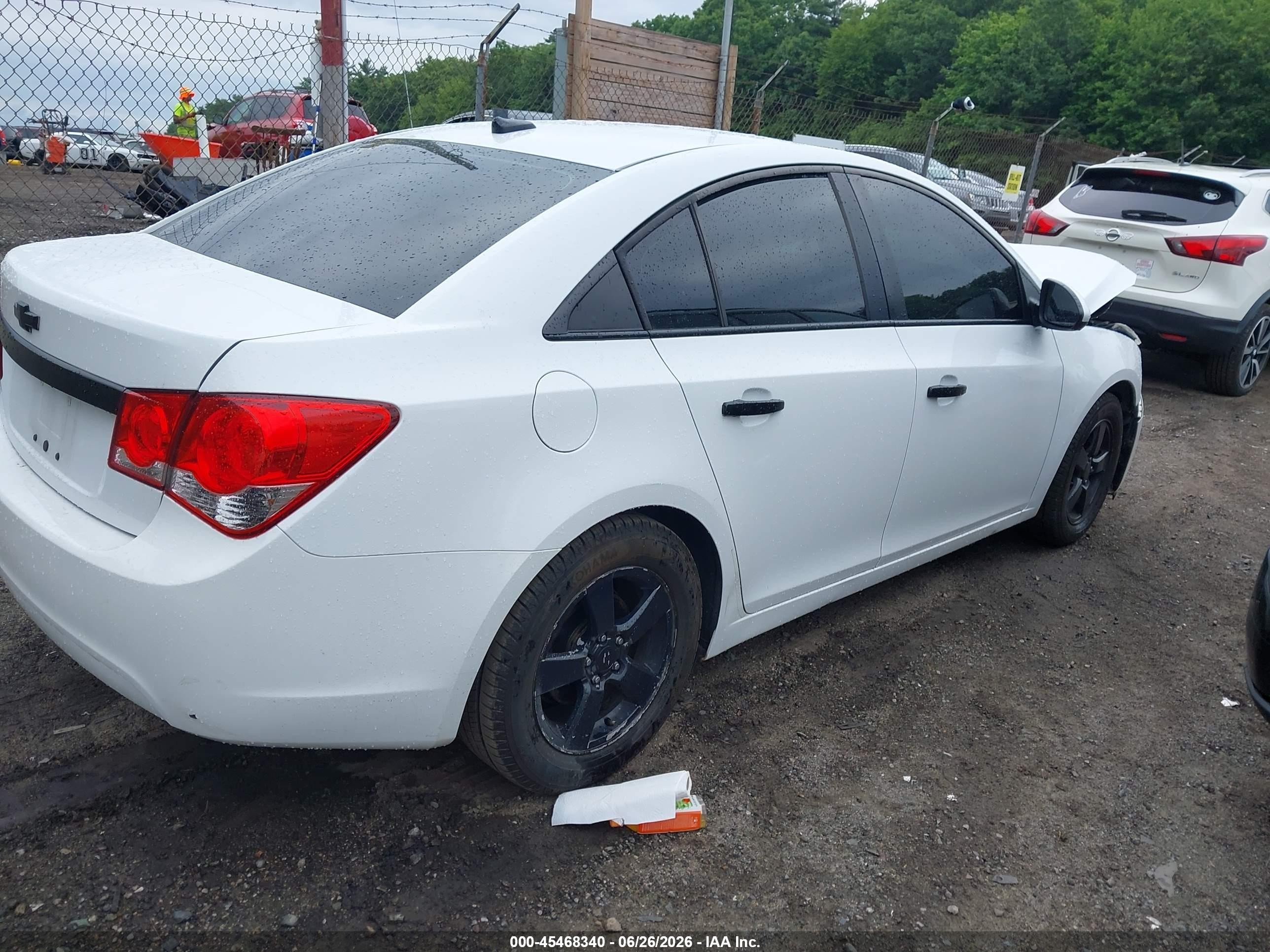 2014 Chevrolet Cruze 1lt Auto White vin: 1G1PC5SB6E7244129