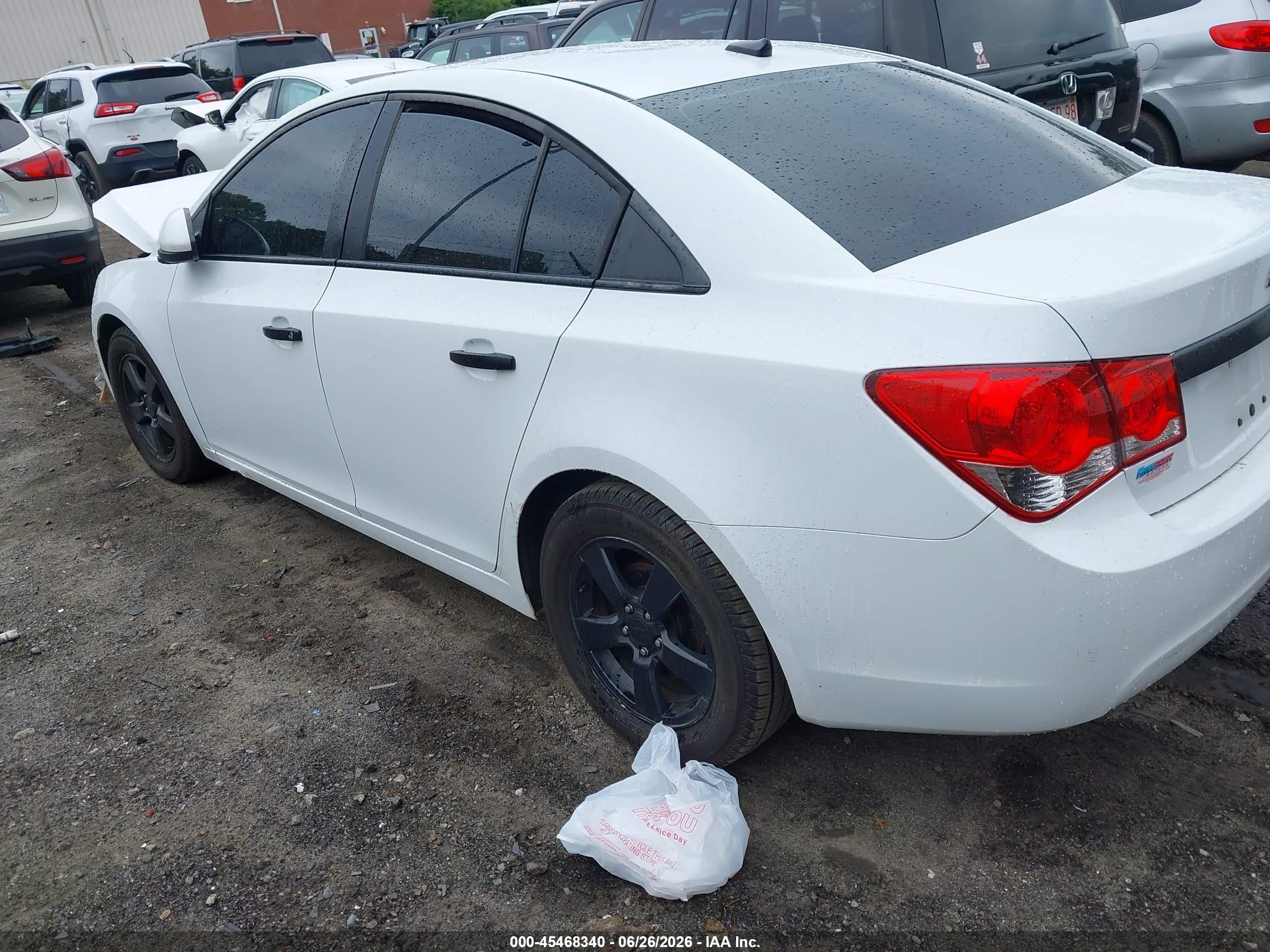 2014 Chevrolet Cruze 1lt Auto White vin: 1G1PC5SB6E7244129