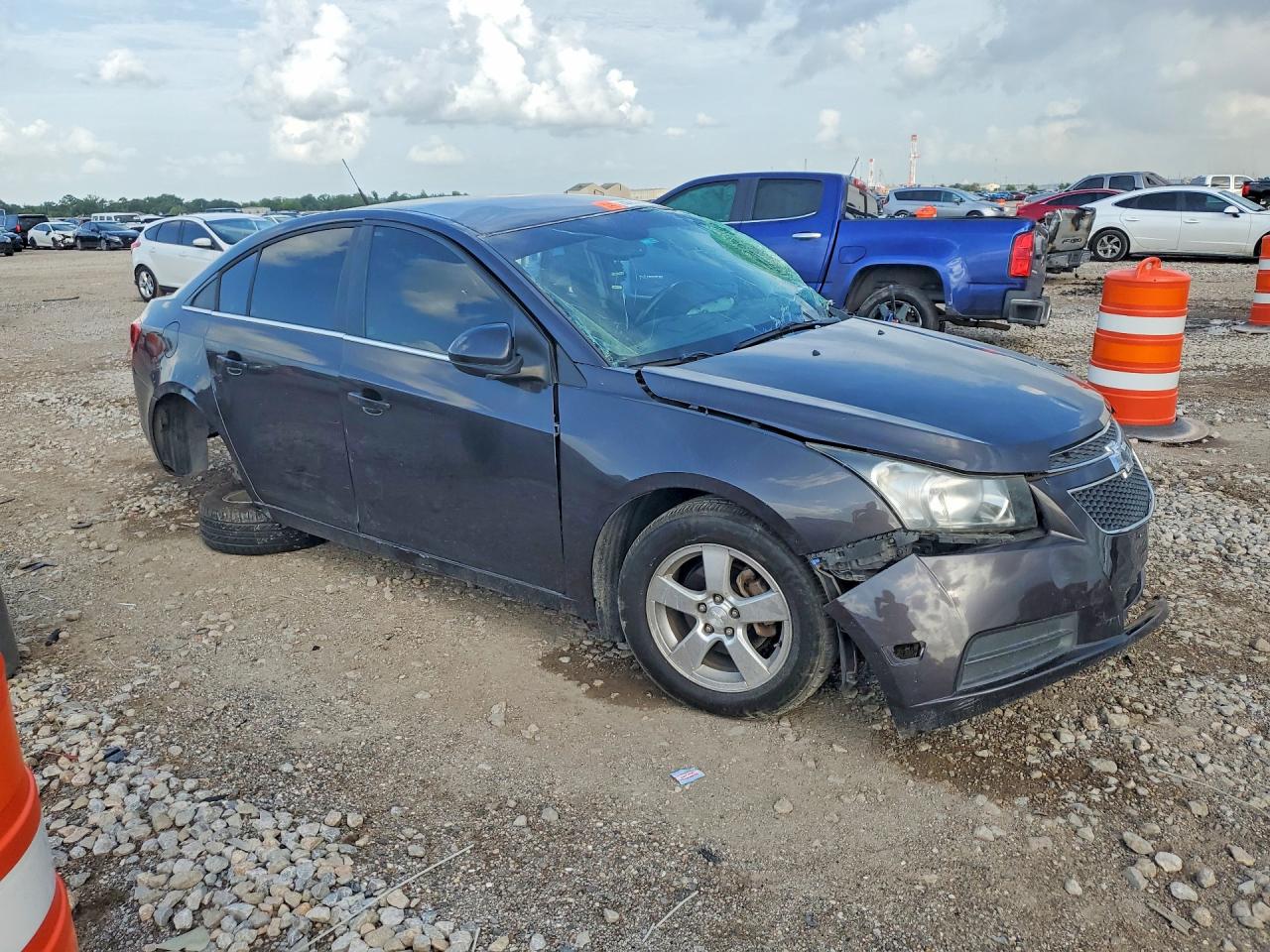 2014 Chevrolet Cruze Lt Charcoal vin: 1G1PC5SB6E7244700