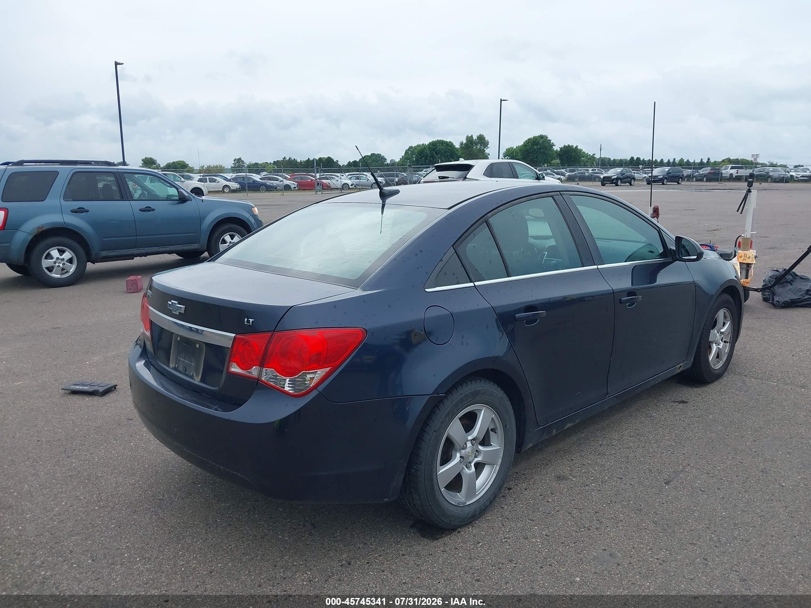2014 Chevrolet Cruze 1lt Auto Black vin: 1G1PC5SB6E7270777
