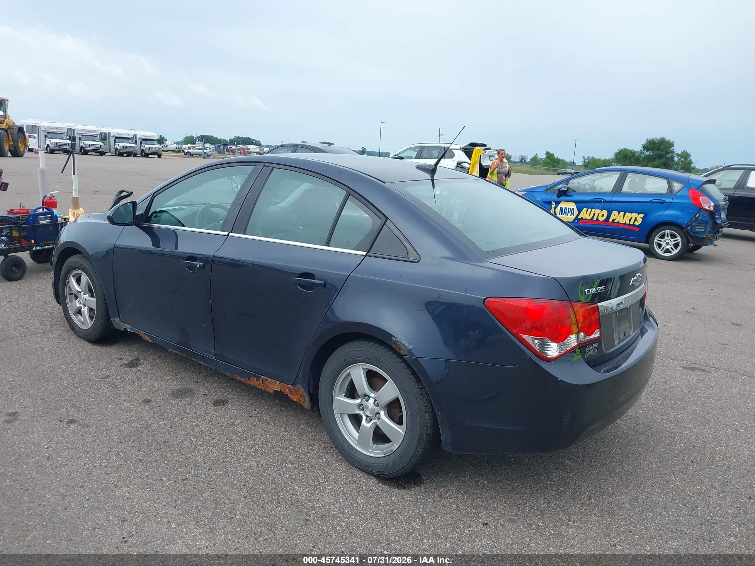 2014 Chevrolet Cruze 1lt Auto Black vin: 1G1PC5SB6E7270777