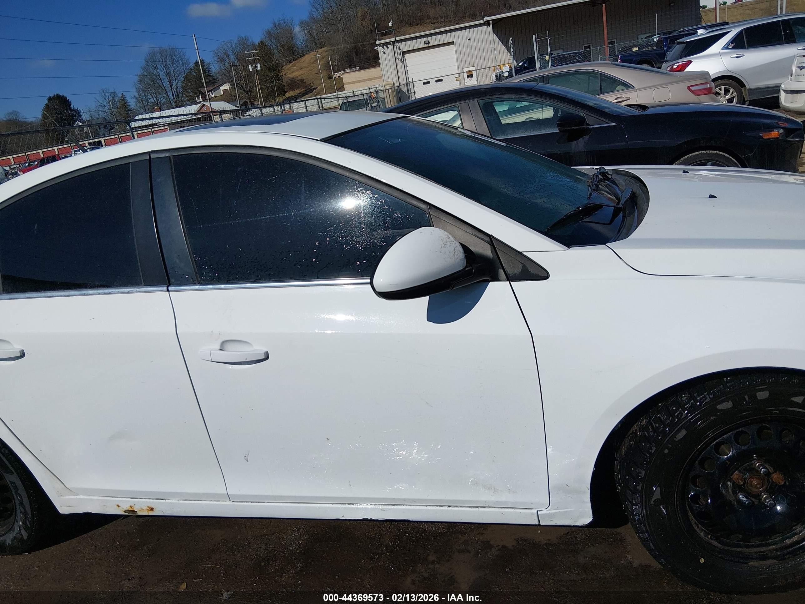 2014 Chevrolet Cruze 1lt Auto White vin: 1G1PC5SB6E7295890