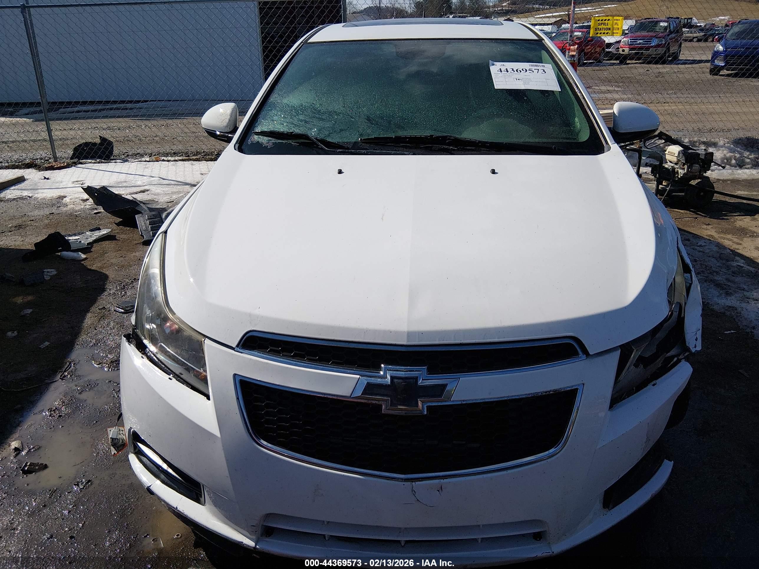 2014 Chevrolet Cruze 1lt Auto White vin: 1G1PC5SB6E7295890